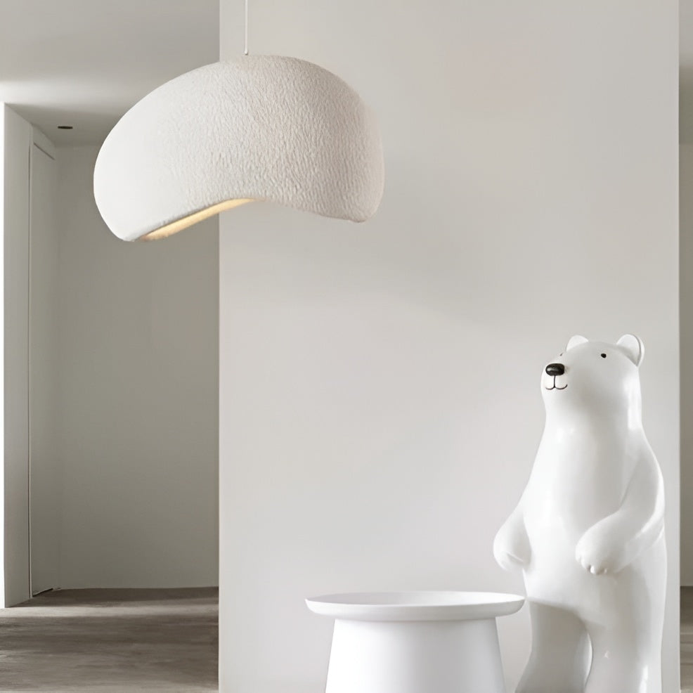 AetherGlow – Wabi Sabi Cloud Japandi Pendant Light for Serene Spaces