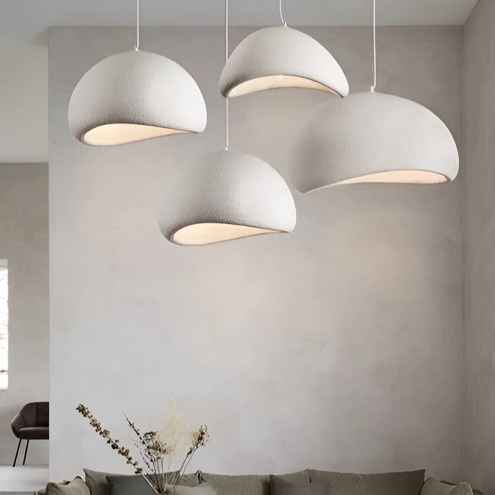 AetherGlow – Wabi Sabi Cloud Japandi Pendant Light for Serene Spaces