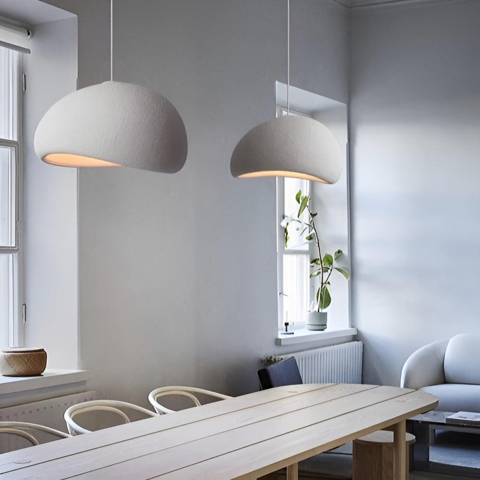 AetherGlow – Wabi Sabi Cloud Japandi Pendant Light for Serene Spaces