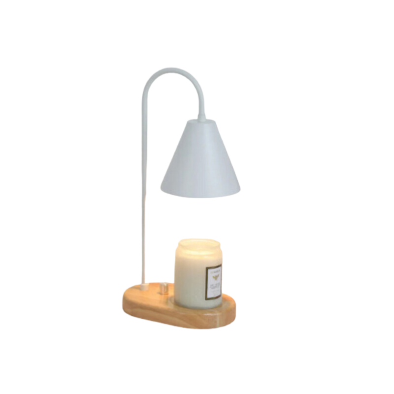 AromaGlow – Dimmable candle wax warmer lamp with scented melting light