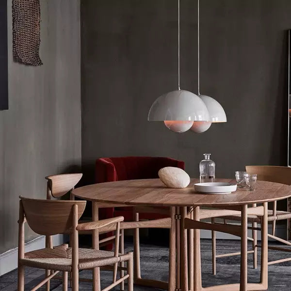 Prismalux - Half-round pendant lamp with warm LED light