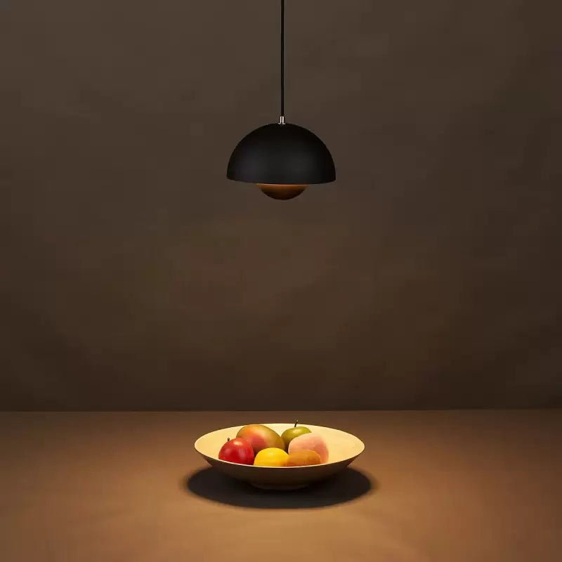 Prismalux - Half-round pendant lamp with warm LED light