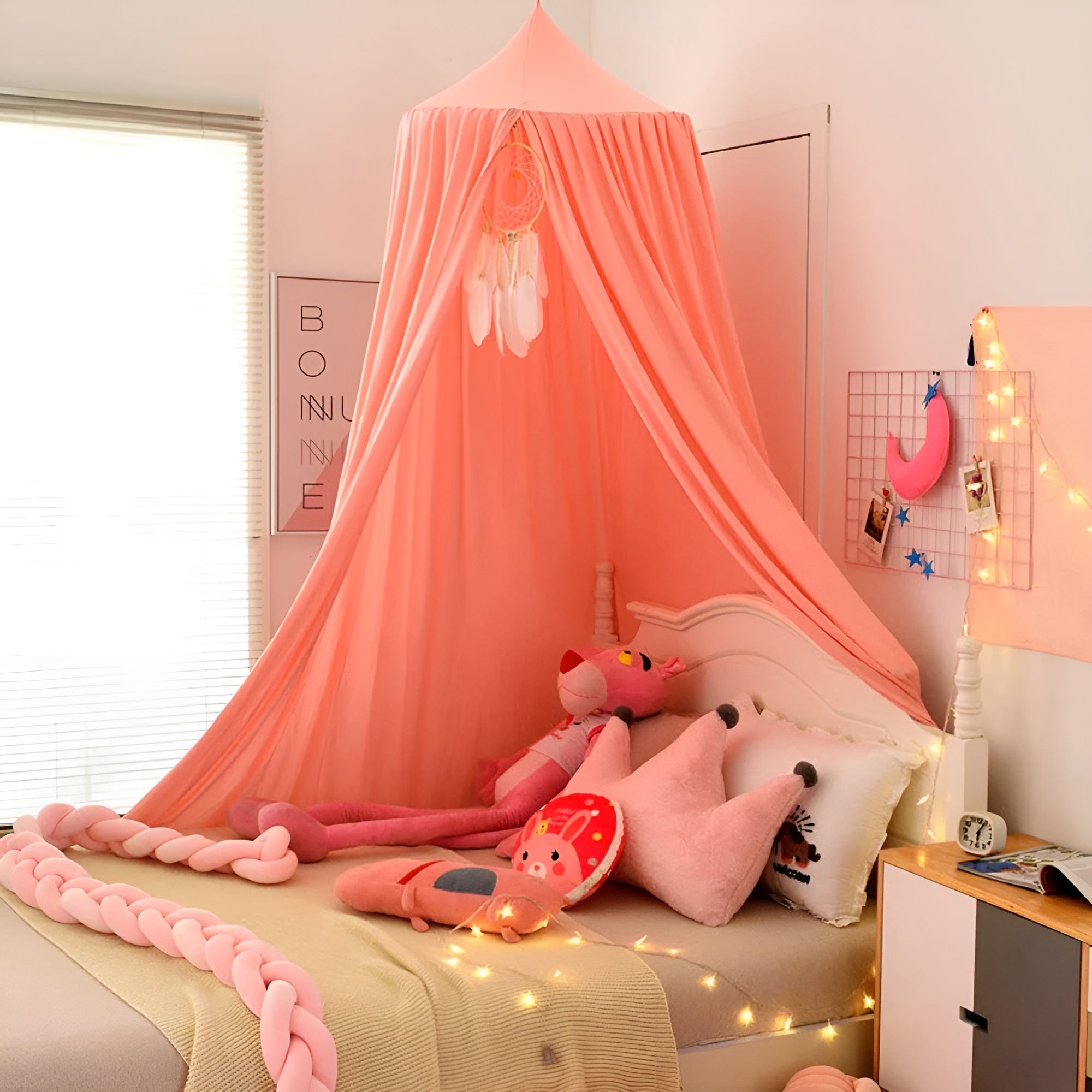 DreamHaven – Kids Canopy a Soft Hanging Bed Canopy for Cozy Play Spaces