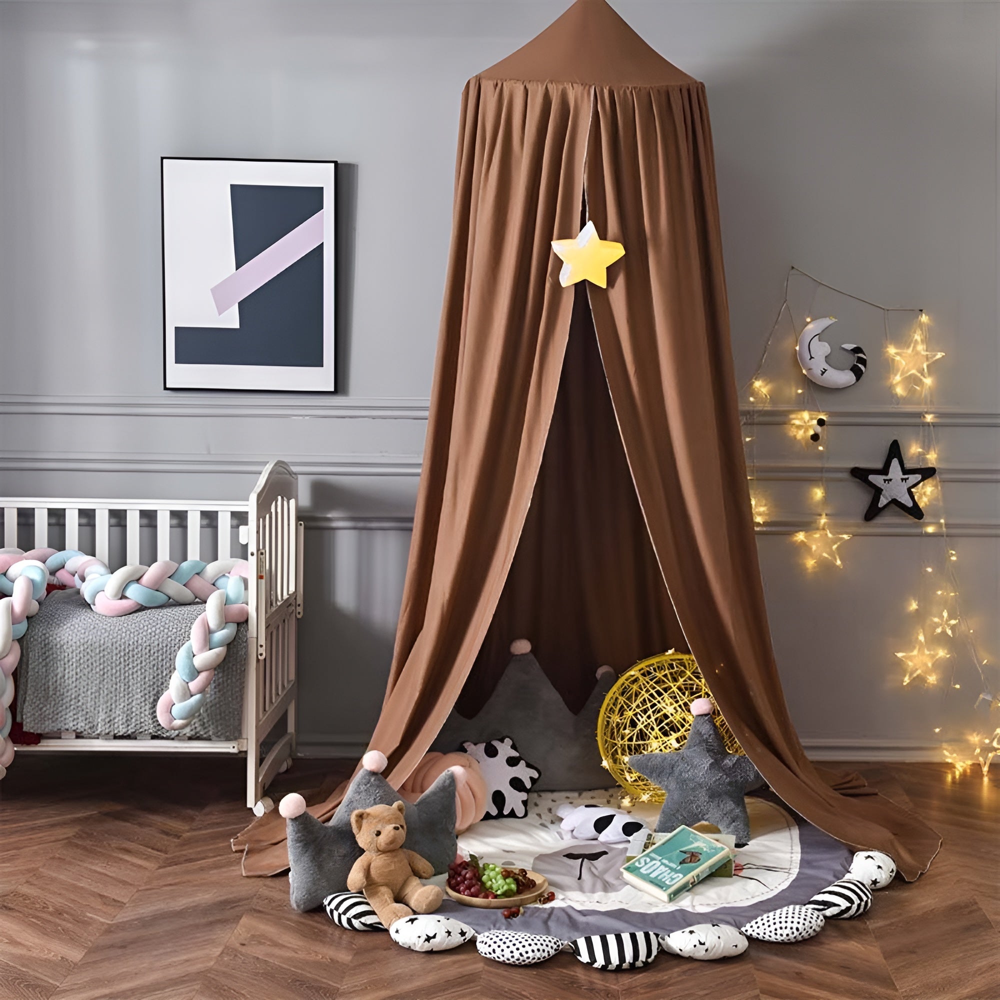 DreamHaven – Kids Canopy a Soft Hanging Bed Canopy for Cozy Play Spaces