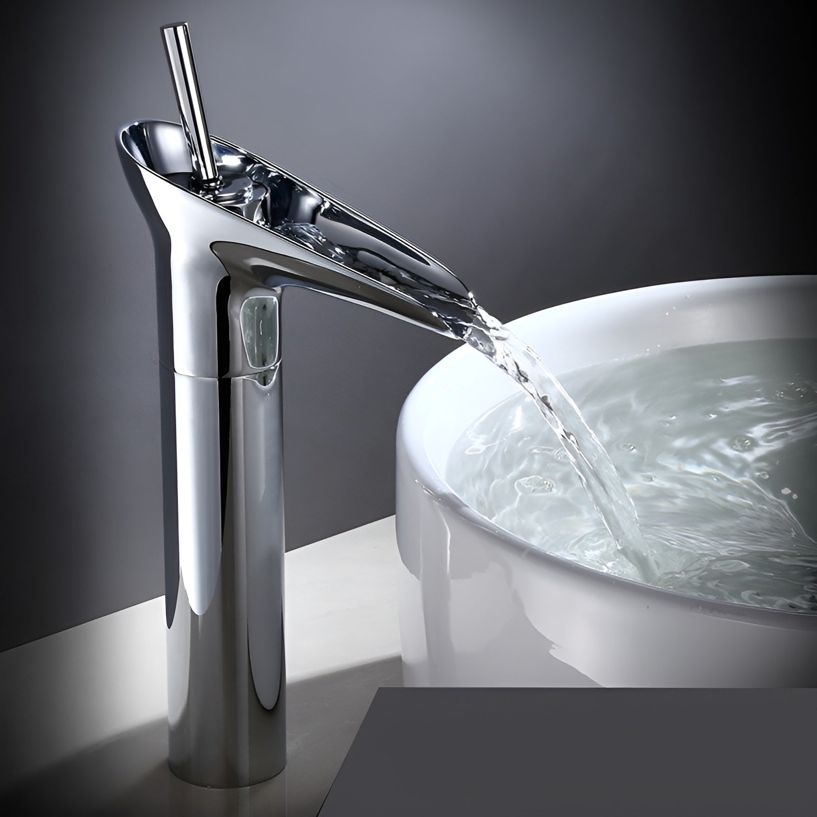 AquaHeritage – Antique Brass Waterfall Bathroom Faucet a Luxury Basin Mixer Tap