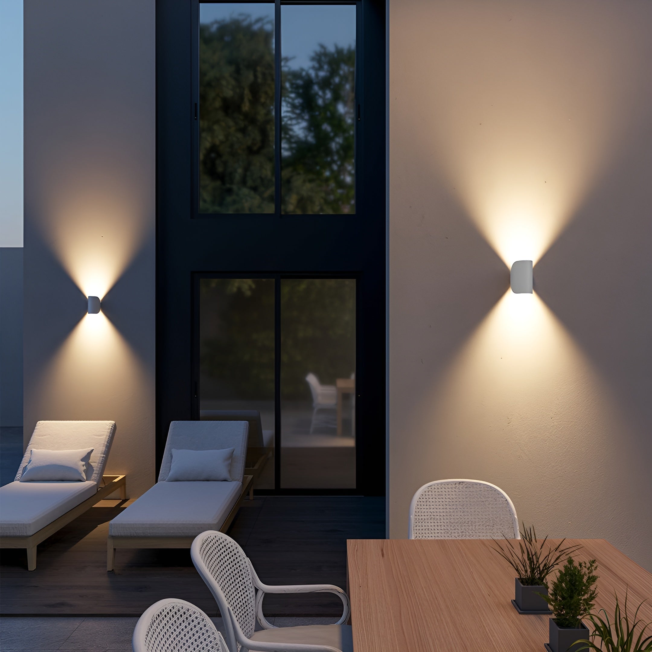 LoringGlow Sculptural LED Wall Light – Modern Black or White Aluminum Indoor Lamp