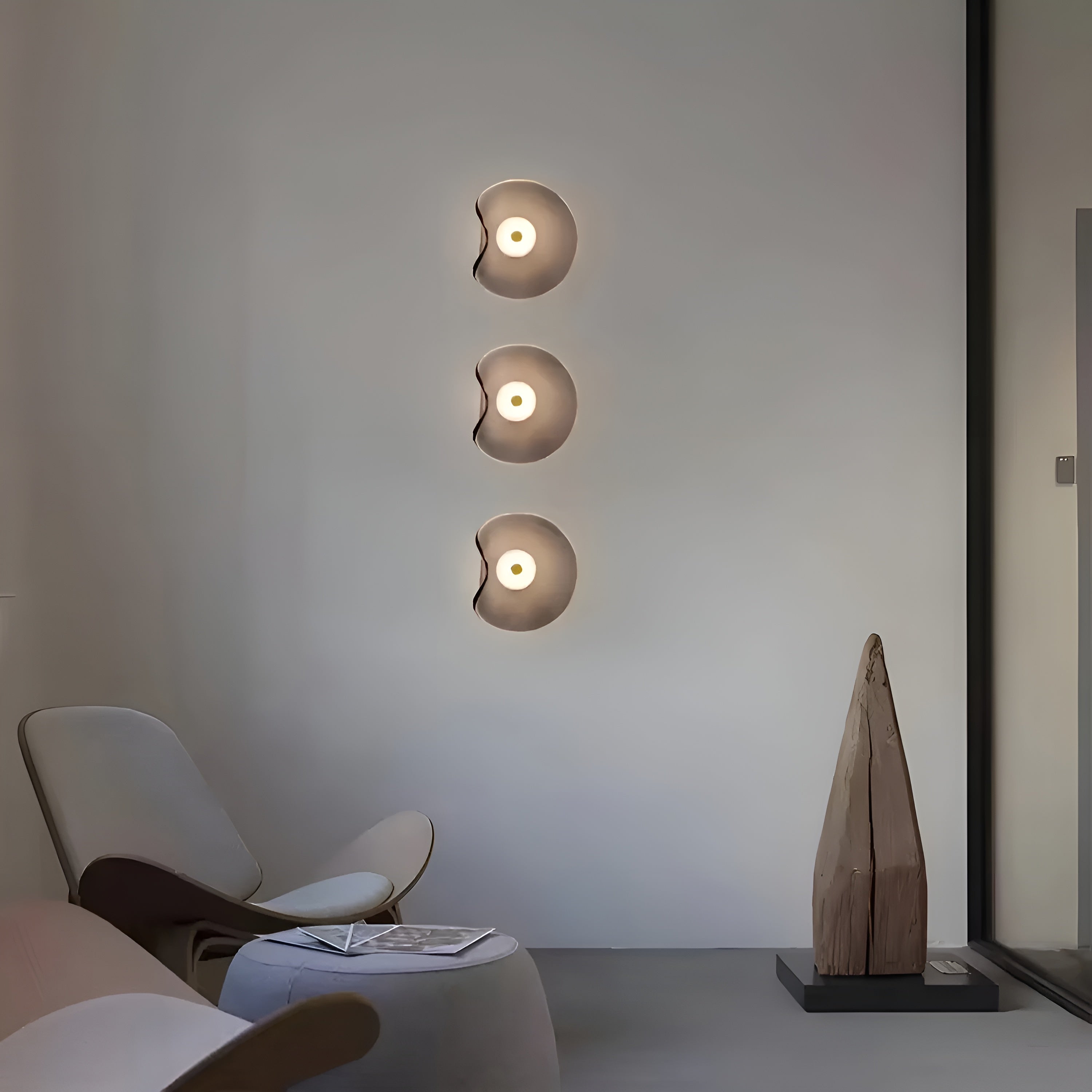 LumiVista – Nordic LED Glass Wall Lamp Modern Minimalist Home Lighting