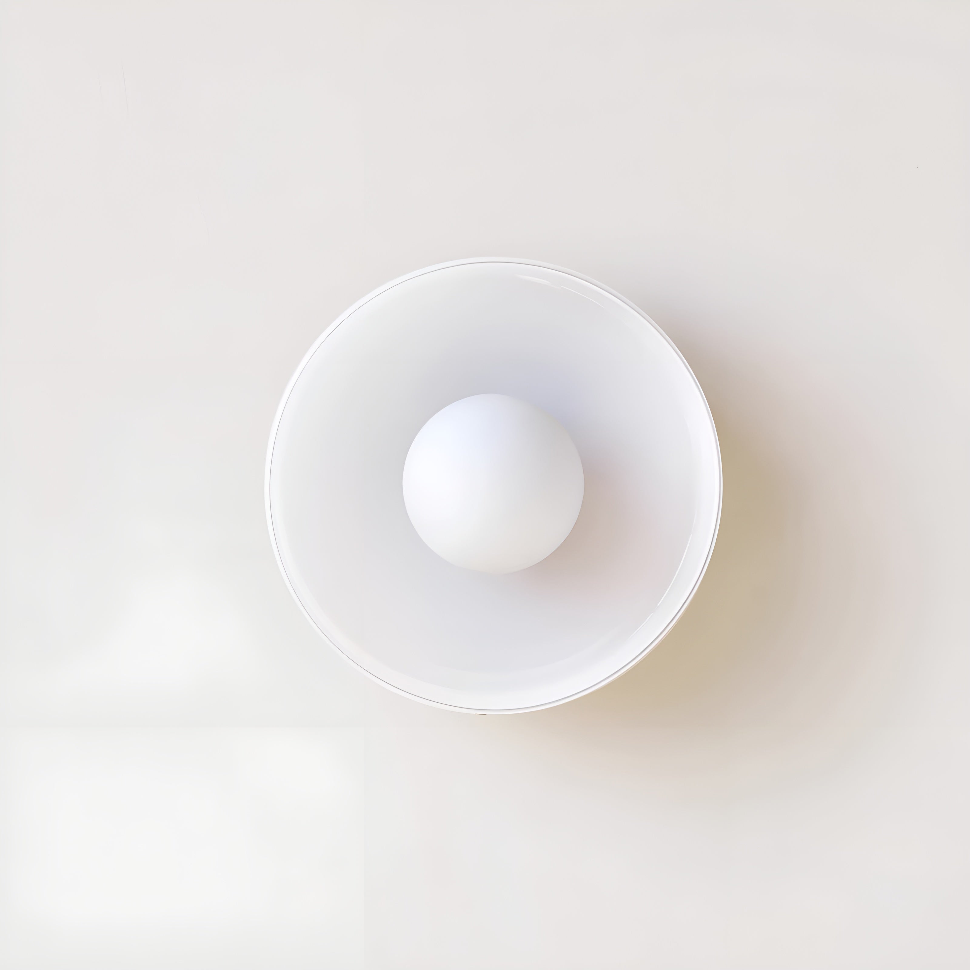 LumiRound — Modern Round Flush Mount Ceiling Light Frosted Glass Kitchen Lamp