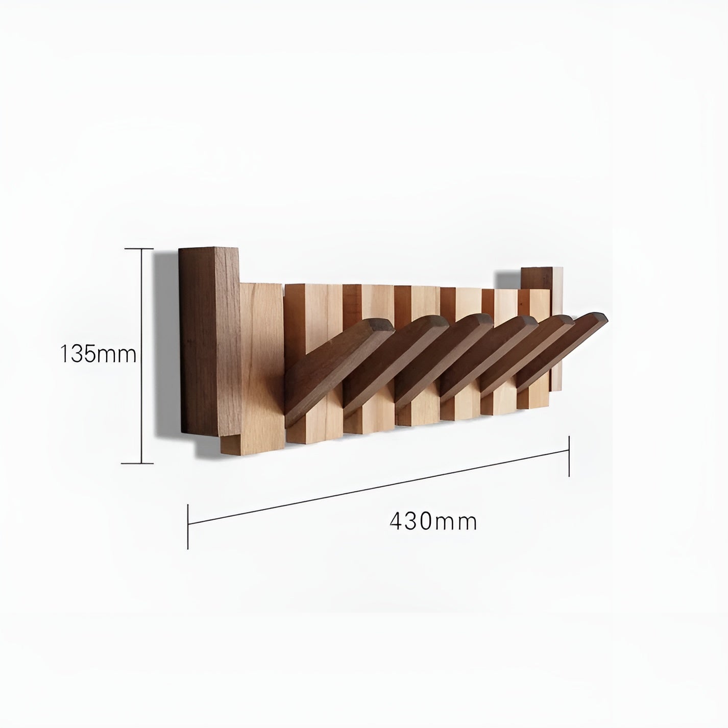 HarmonyCoat – Piano Wooden Coat Hook | Decorative Wall Hooks for Coats, Hats & Scarves