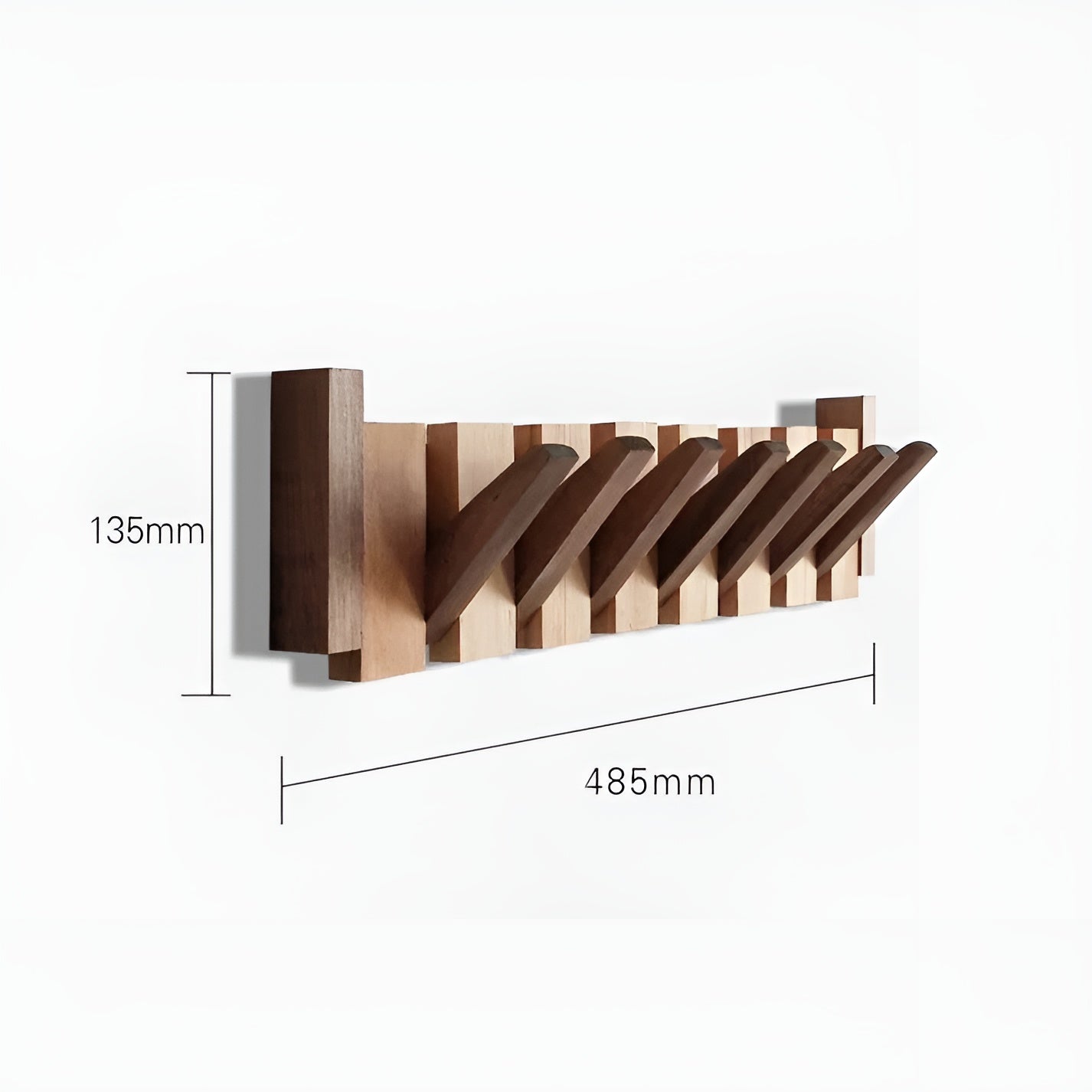 HarmonyCoat – Piano Wooden Coat Hook | Decorative Wall Hooks for Coats, Hats & Scarves