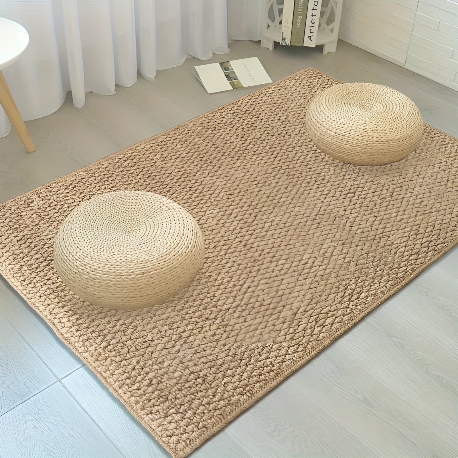 TerraMat – Teppes Natural Jute Door Mat - Durable Non-Slip Doormat for Stylish Entrances