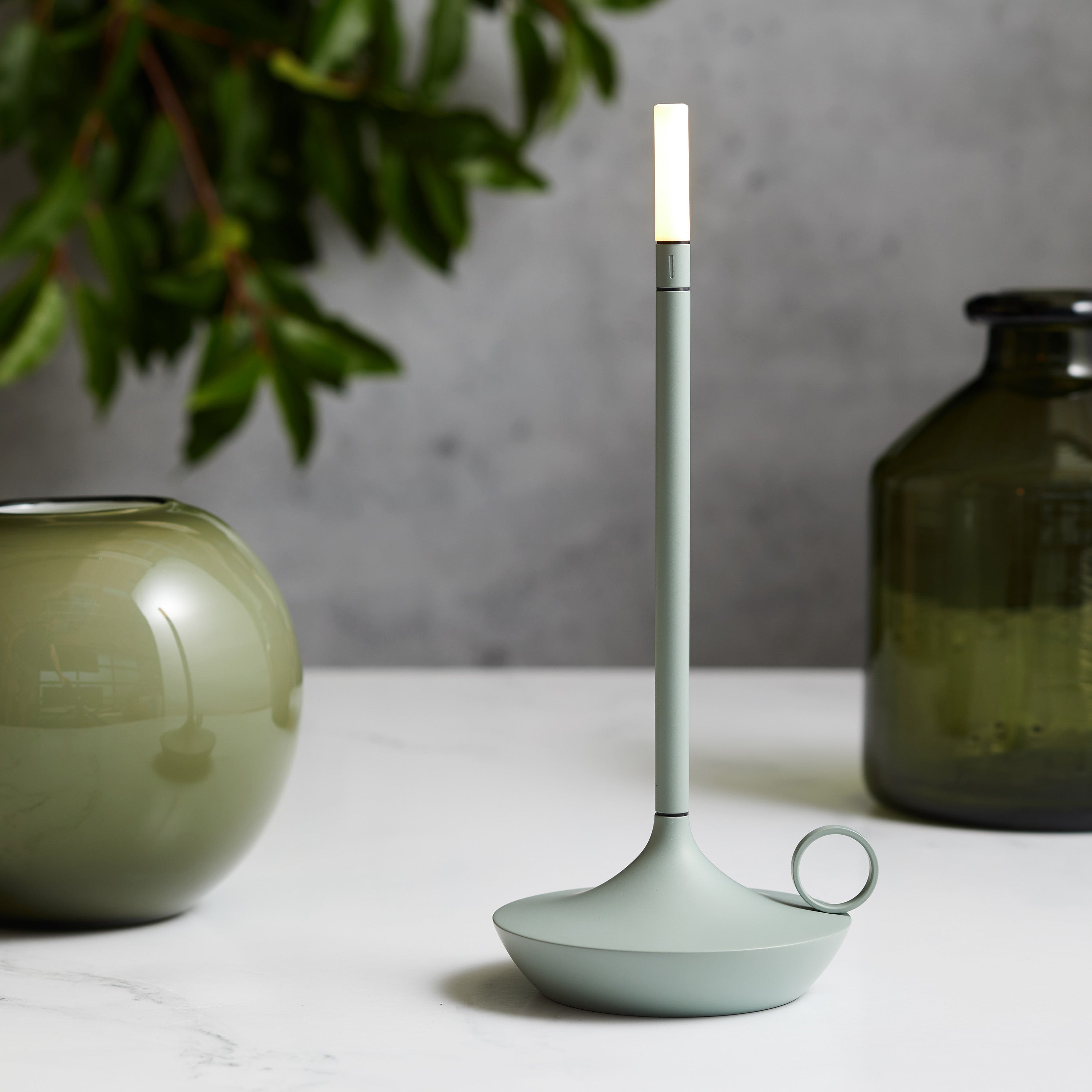 LumiWick – Portable Table Lamp Rechargeable LED Ambient Light for Home Use