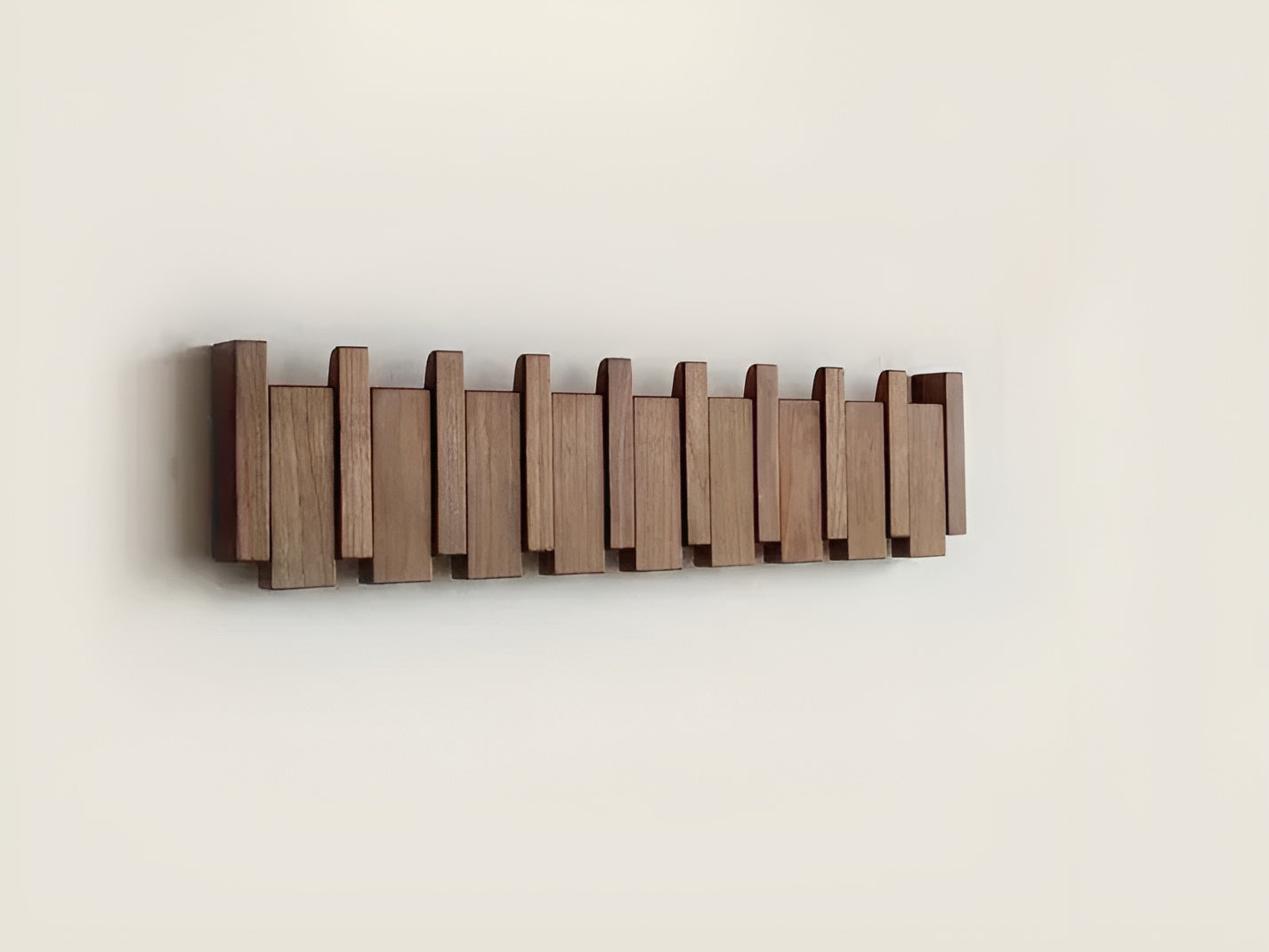 HarmonyCoat – Piano Wooden Coat Hook | Decorative Wall Hooks for Coats, Hats & Scarves