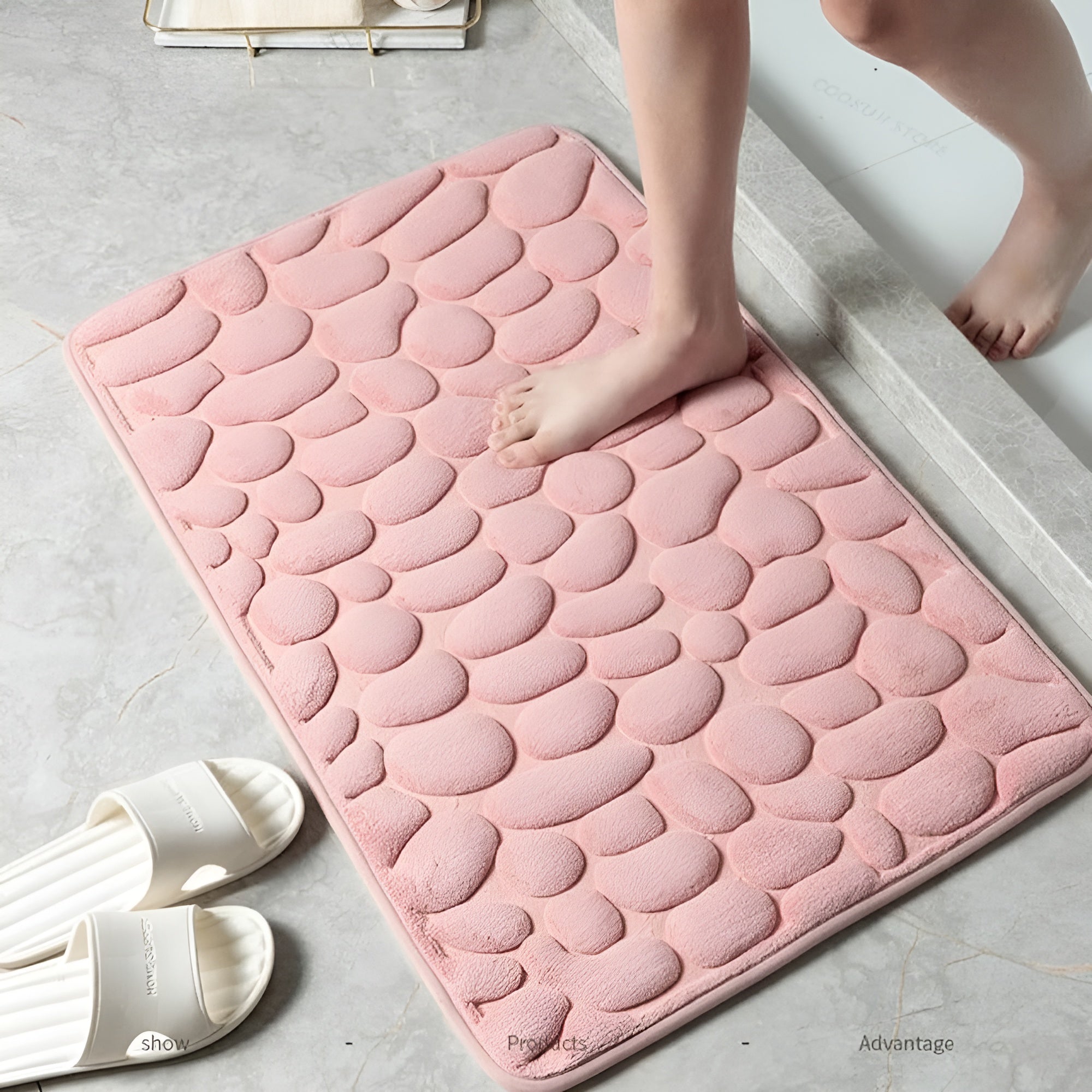 VeluraMat – Luxury Ultra-Soft Bath Mat Quick-Drying Non-Slip Microfiber