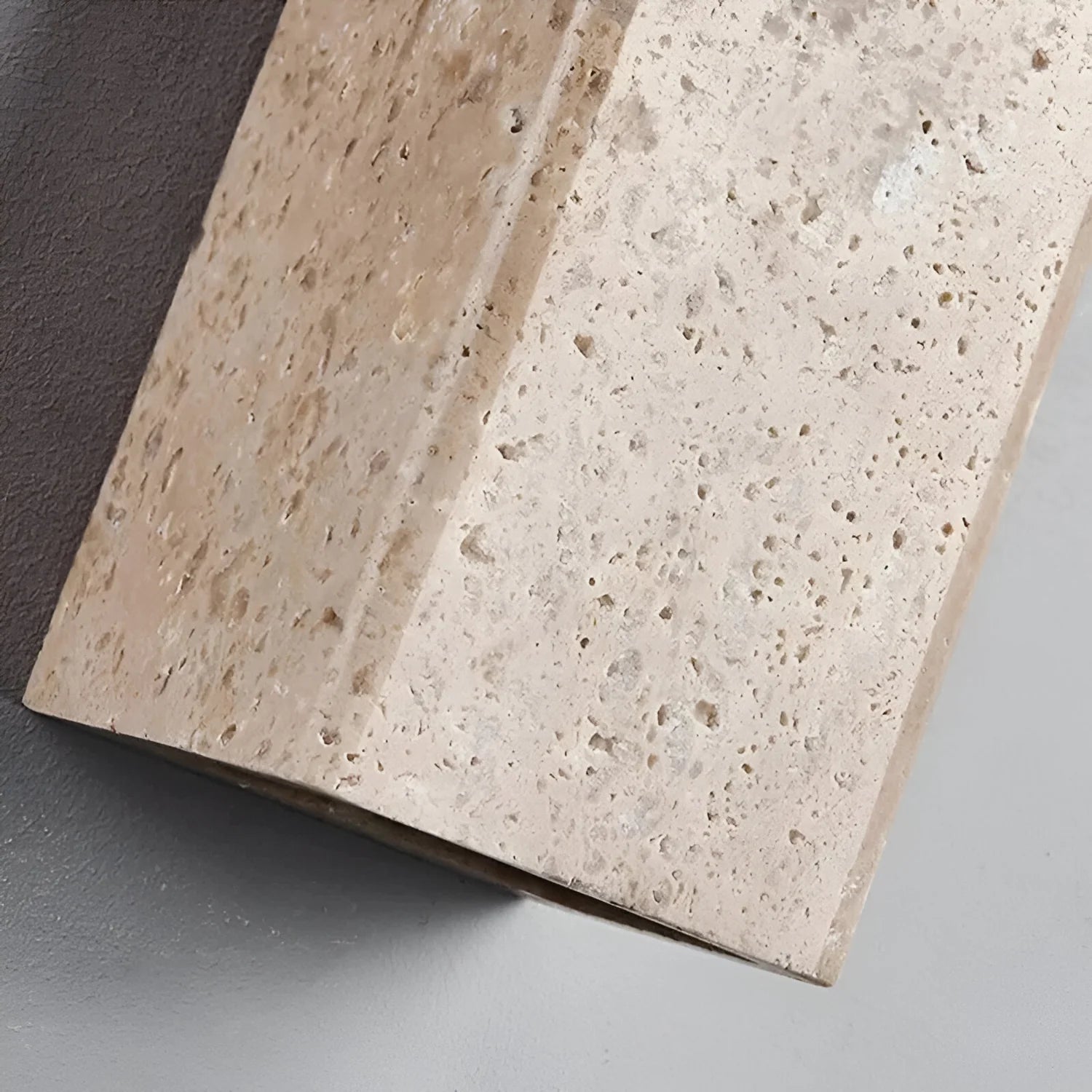 TerraGlow – Travertine Outdoor Wall Lamp IP65 LED Waterproof Lighting