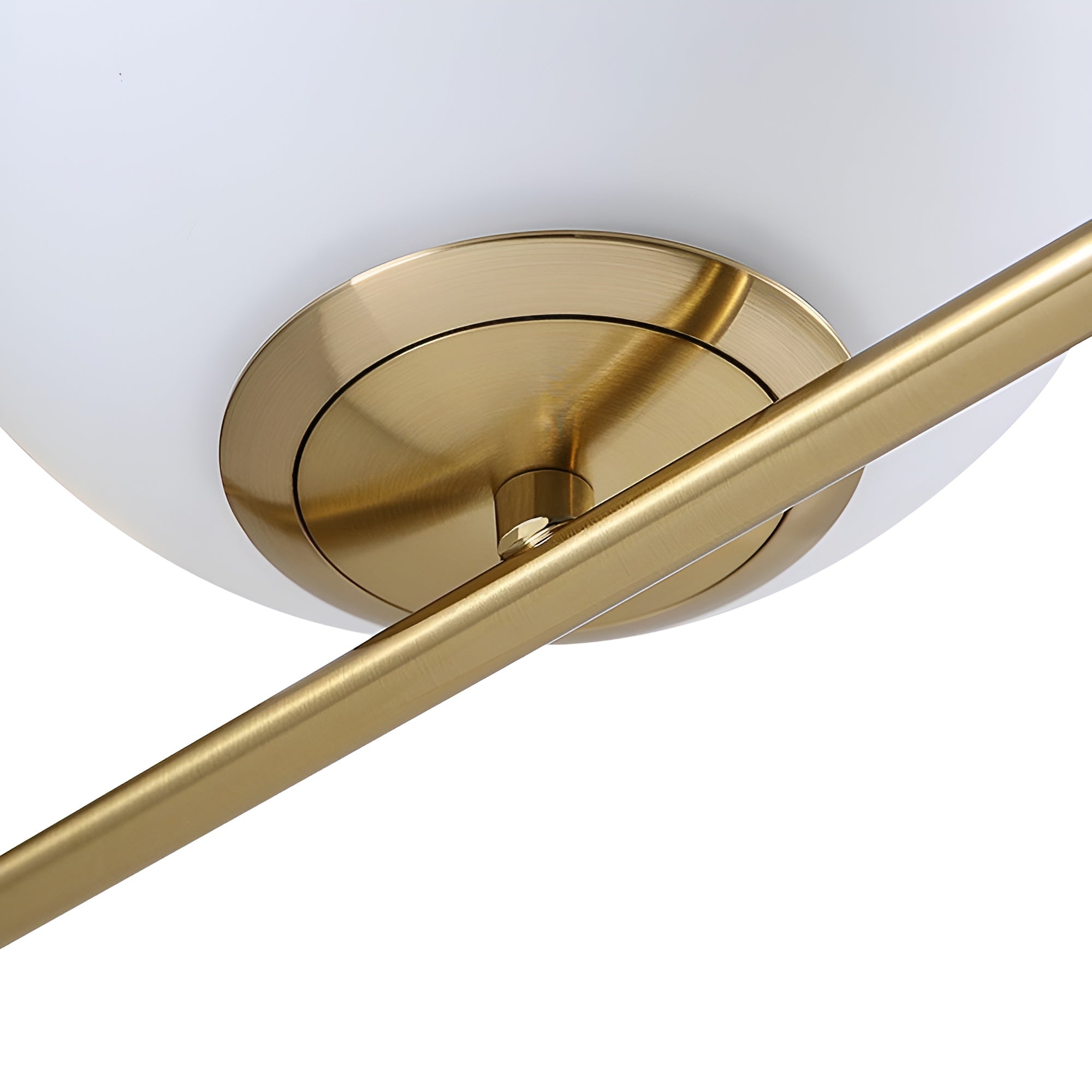 GlowVint – Lighting Antique Brass Opal Glass Globe Wall Light Fixture