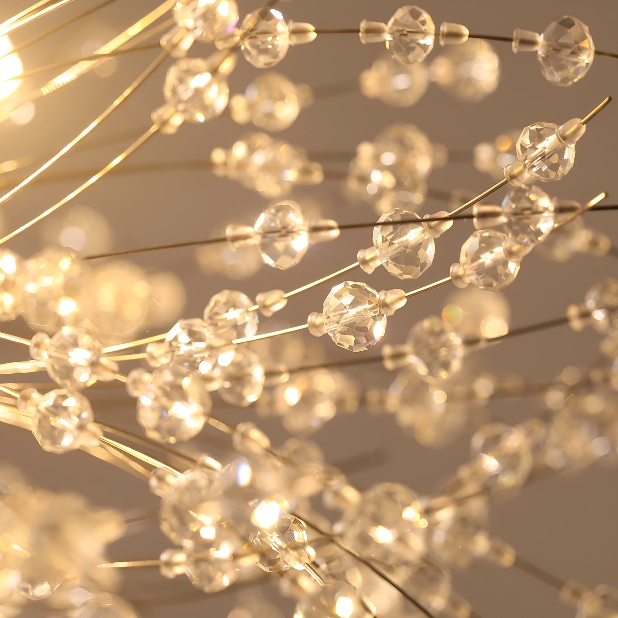 GlowNova – Lighting Luxury 8-Light Sputnik Firework Chandelier in Brass or Chrome