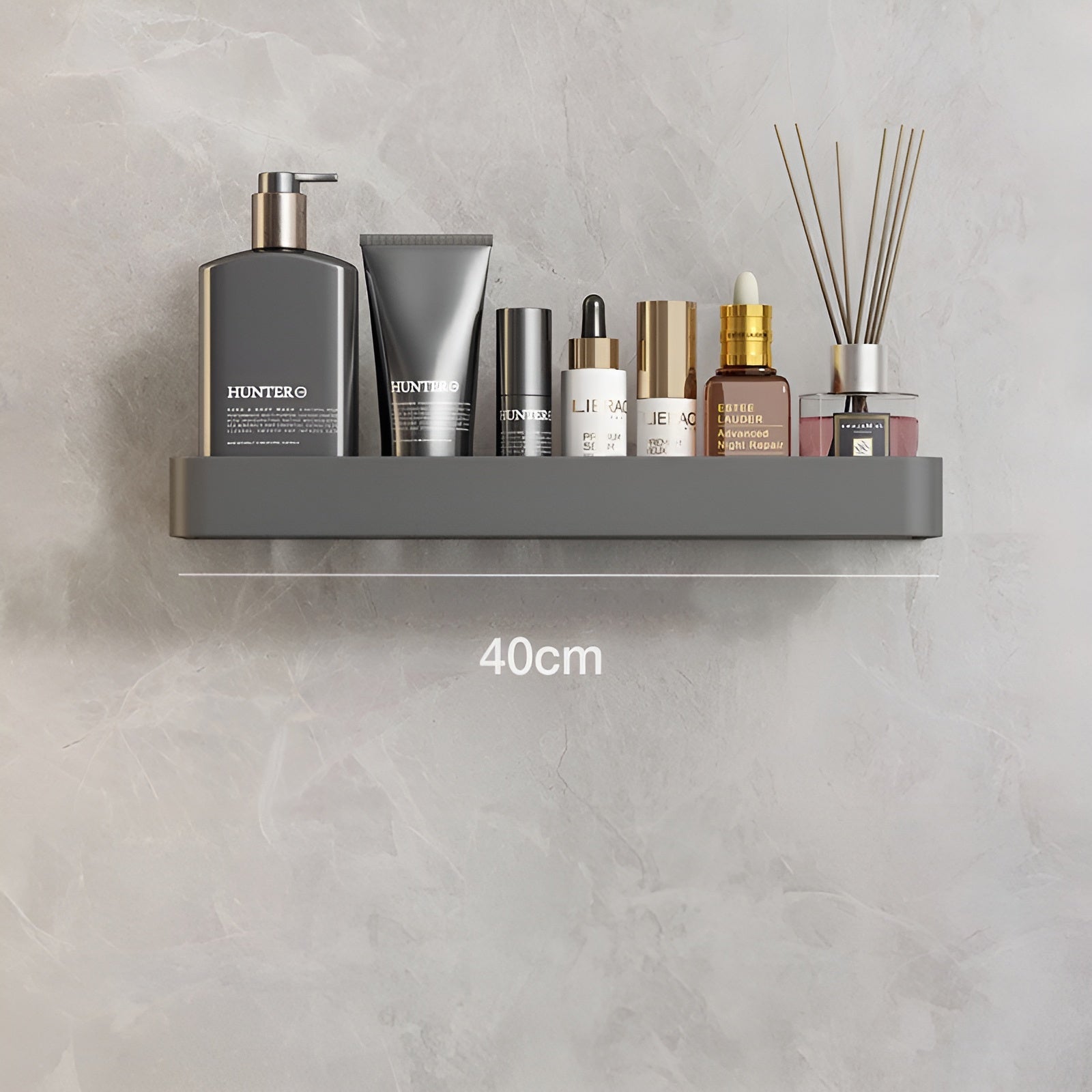 LumiShelf – Elegant Wall Shelf for an Organized Bathroom Interior