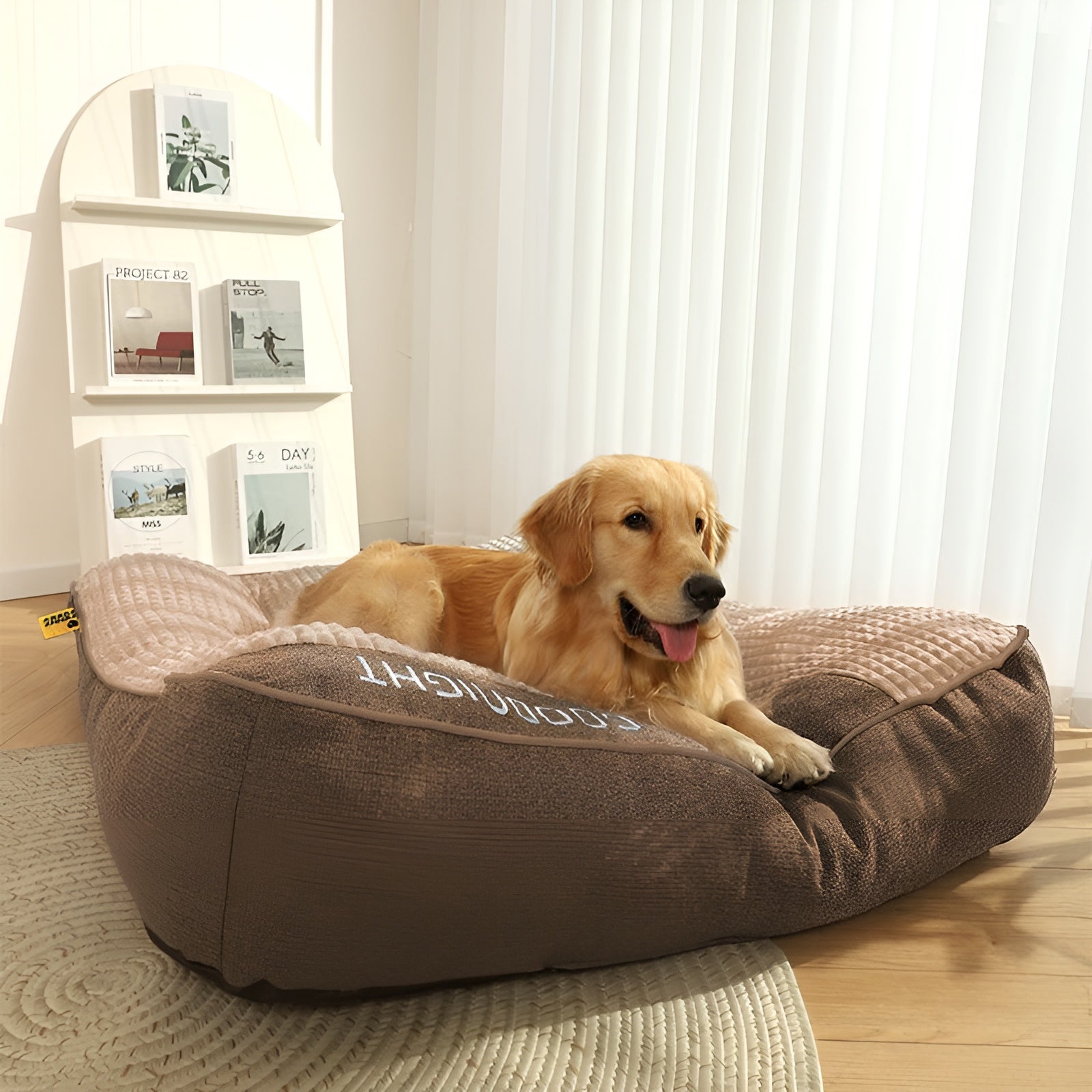 CushionPaws – Orthopaedic Dog Bed with Headrest for Ultimate Comfort and Support