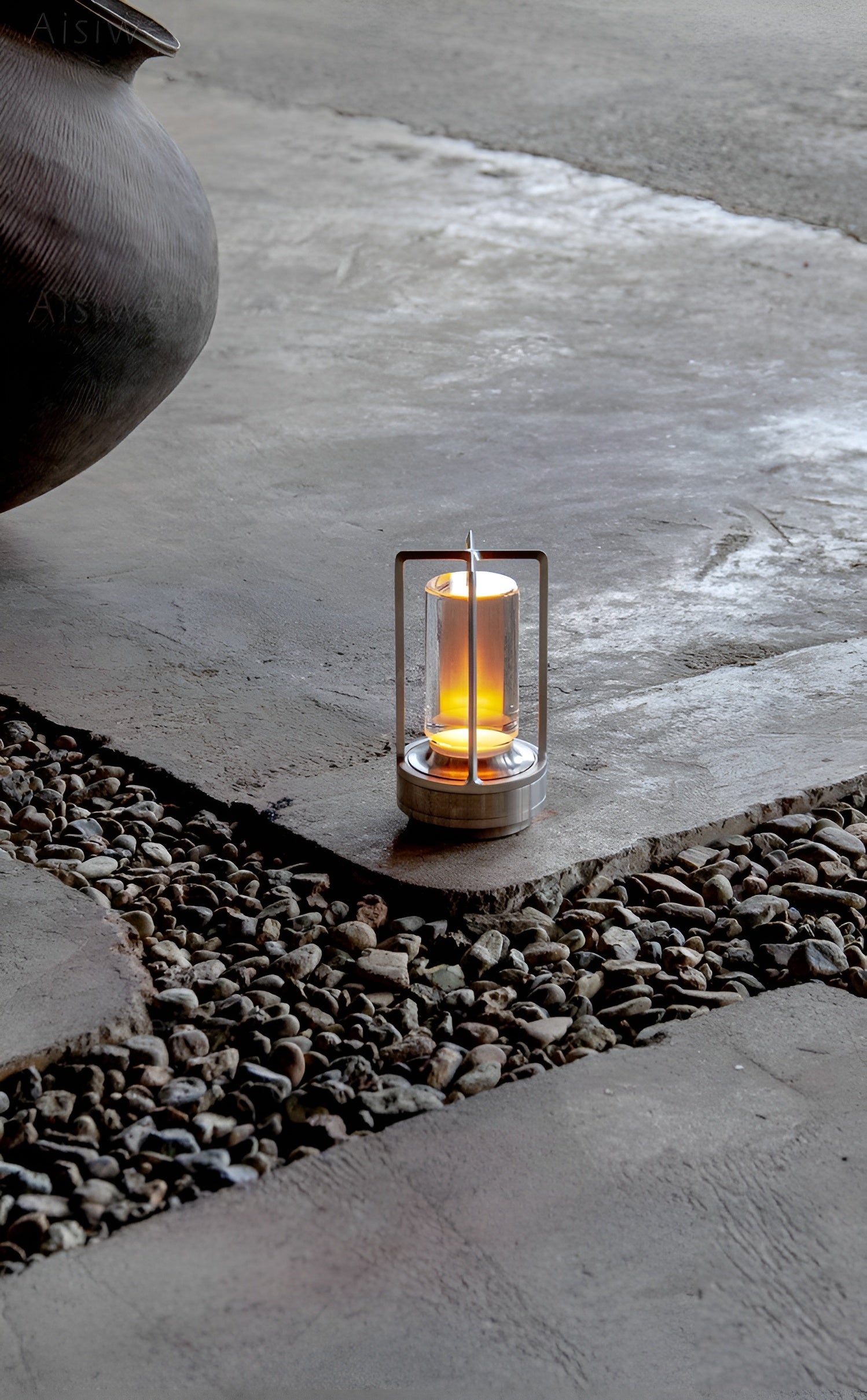 LumoForge – Modern Iron Table Lamp Portable Rechargeable LED Light