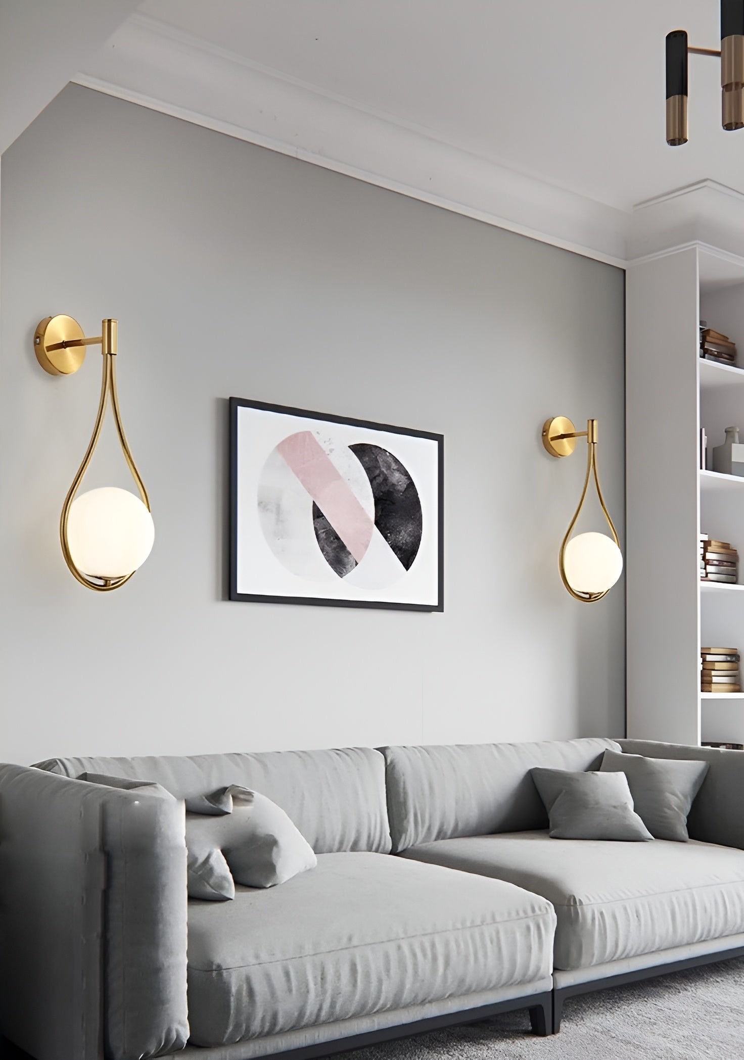 Glasoria – Nordic Glass Globe Wall Light with Elegant Scandinavian Sconce
