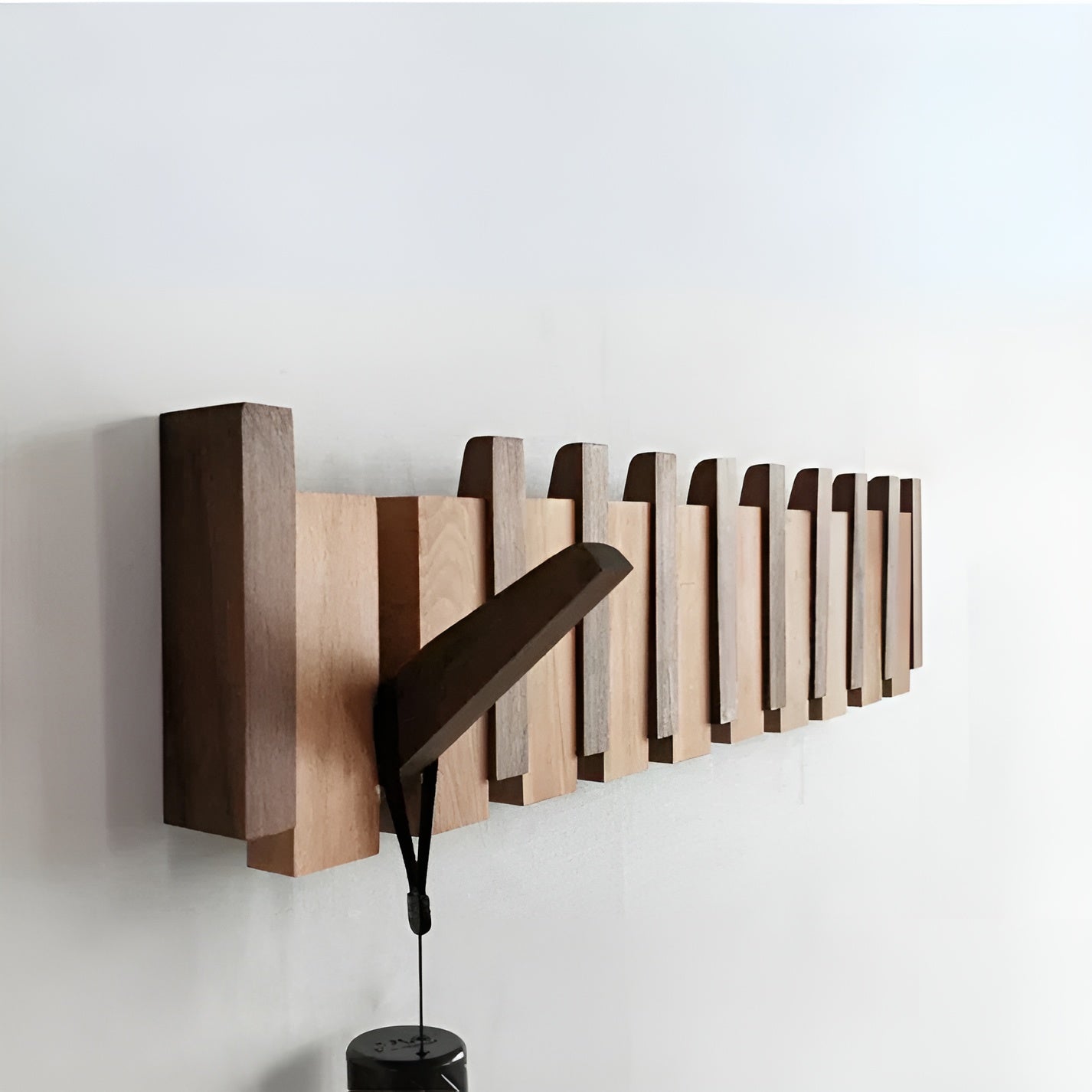 HarmonyCoat – Piano Wooden Coat Hook | Decorative Wall Hooks for Coats, Hats & Scarves