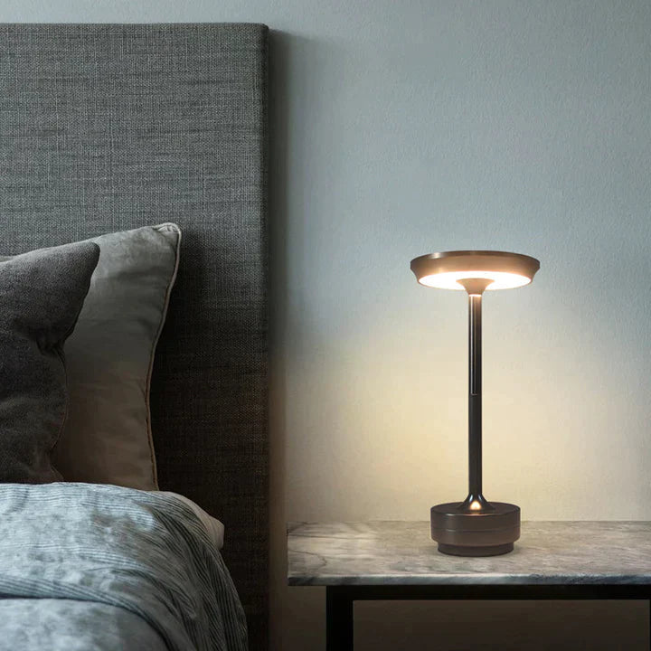 Glimmera – Rechargeable LED wireless table lamp with dimmable light & touch control