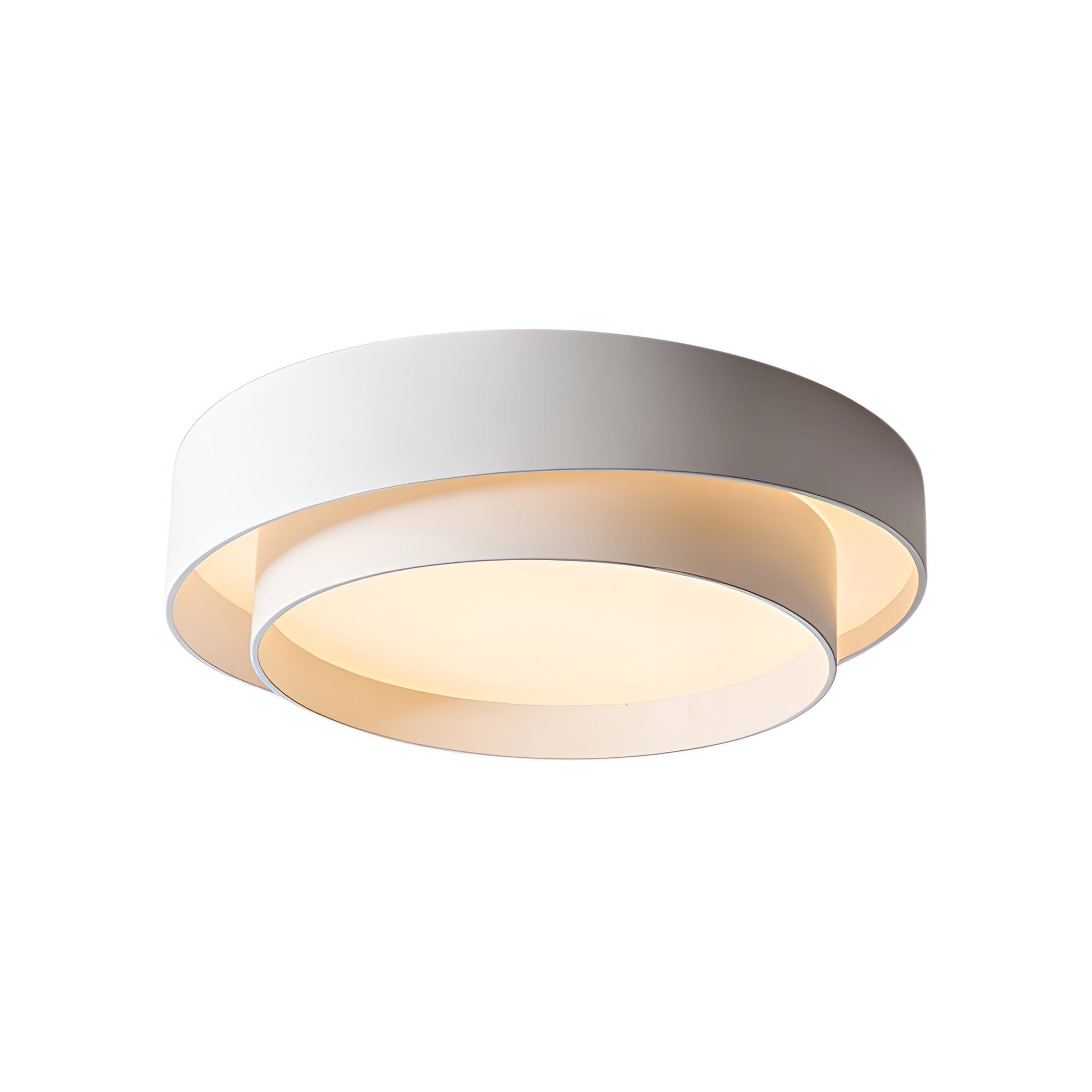 LumoNest – Modern Concentric Rings Flush Mount Ceiling Light for Bedrooms, Hallways & Living Spaces
