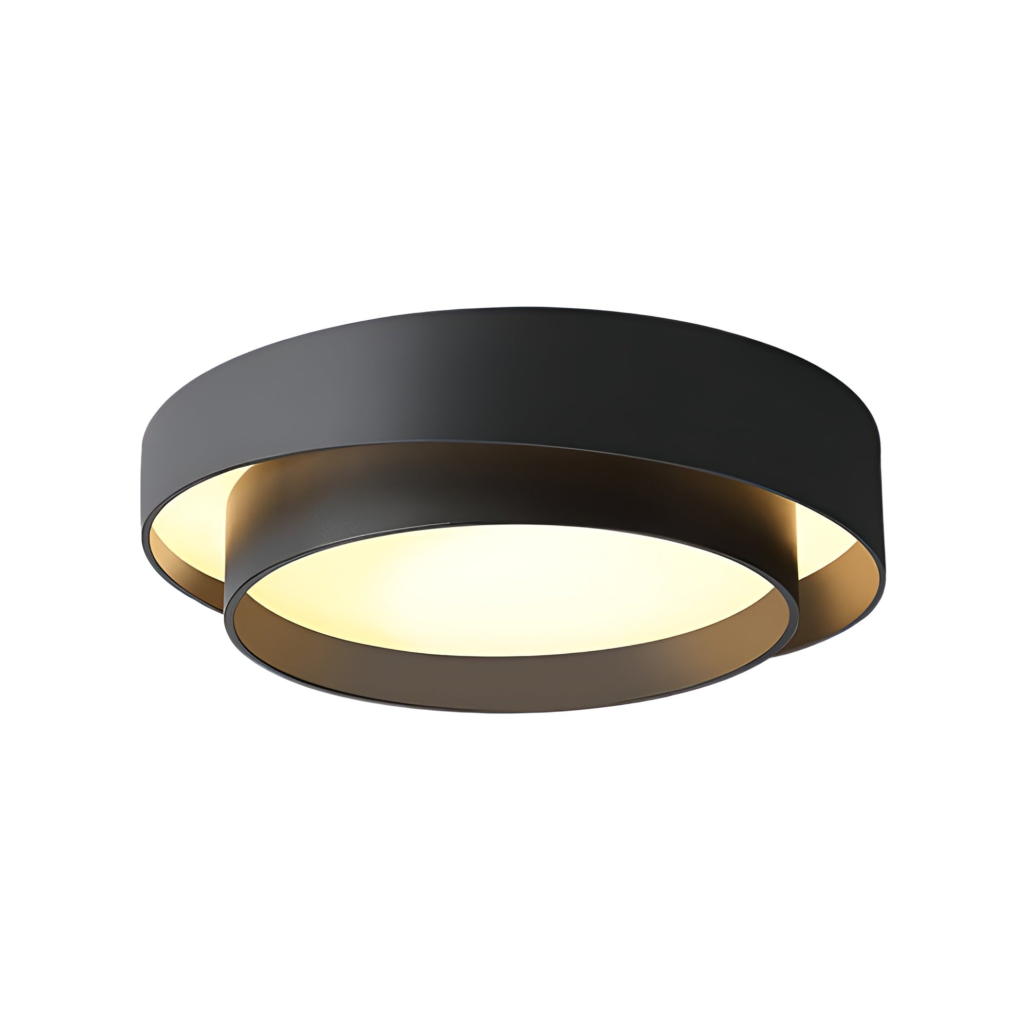 LumoNest – Modern Concentric Rings Flush Mount Ceiling Light for Bedrooms, Hallways & Living Spaces