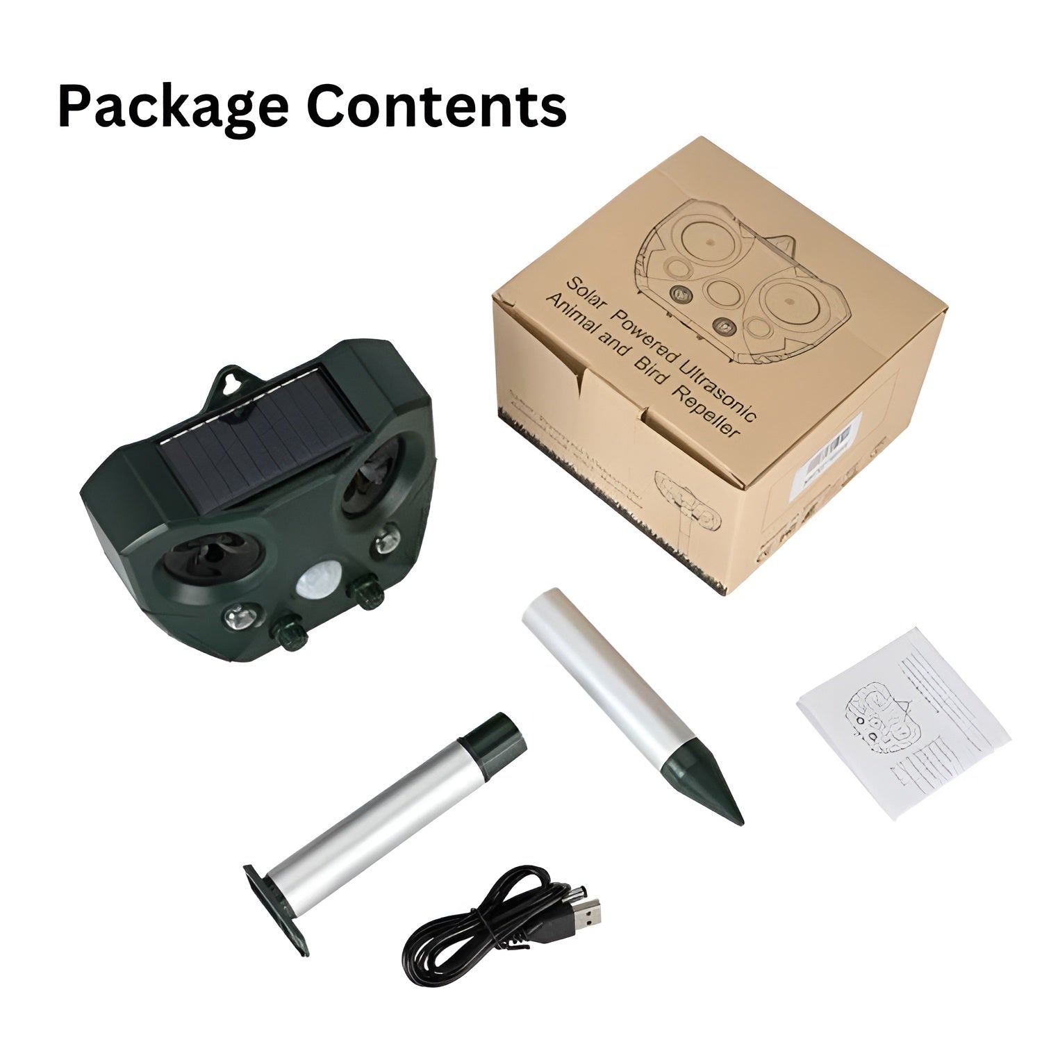 Sonicra – Ultrasonic Bird & Pest Defender for Outdoor Garden Protection