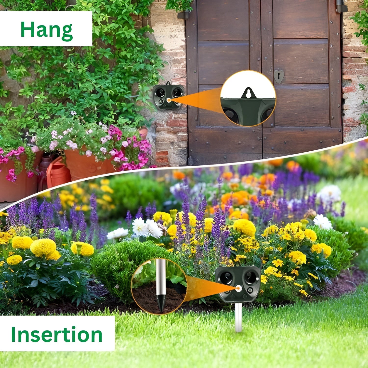 Sonicra – Ultrasonic Bird & Pest Defender for Outdoor Garden Protection