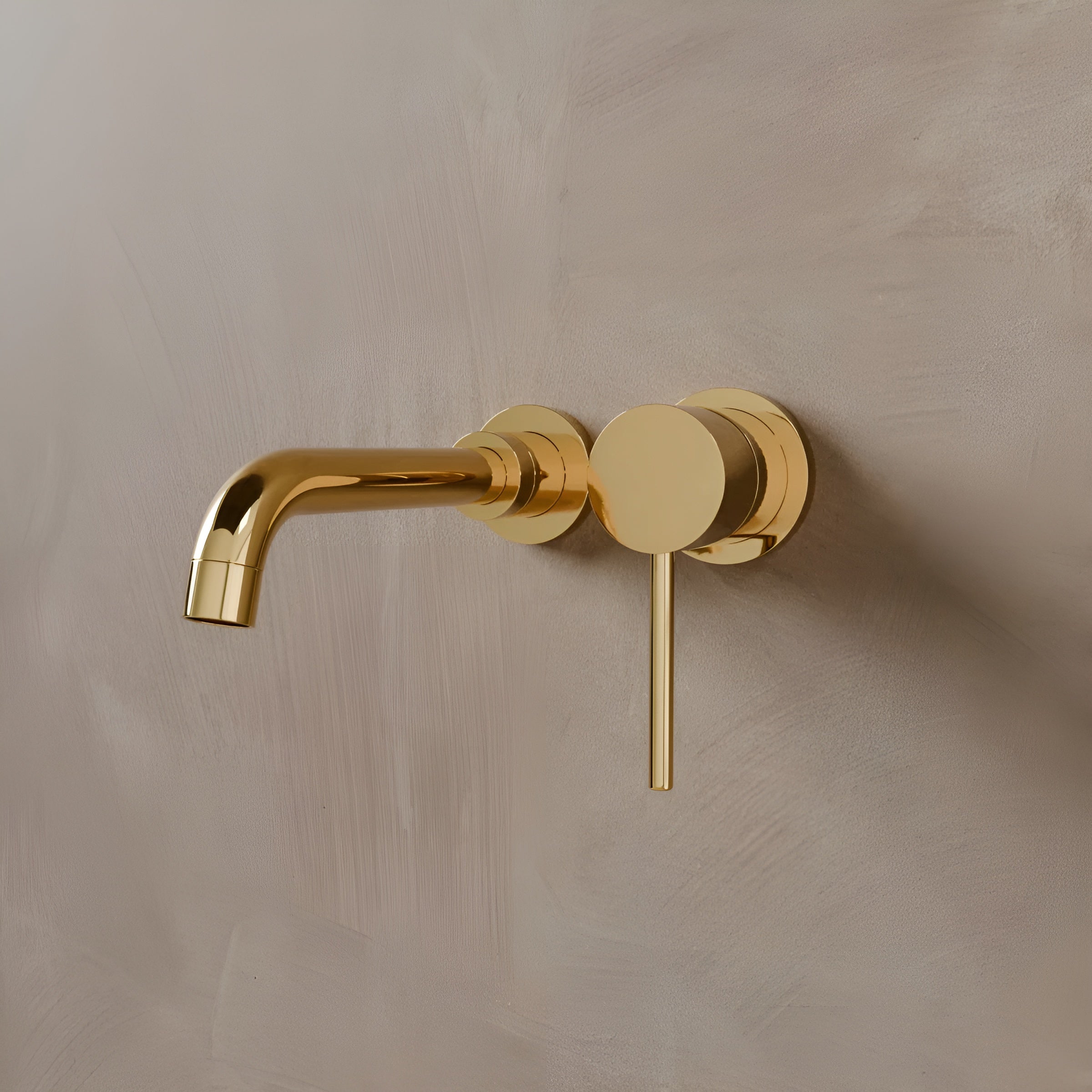 Flowvera – Bathroom Faucet Modern Wall Mounted Brass Sink Tap