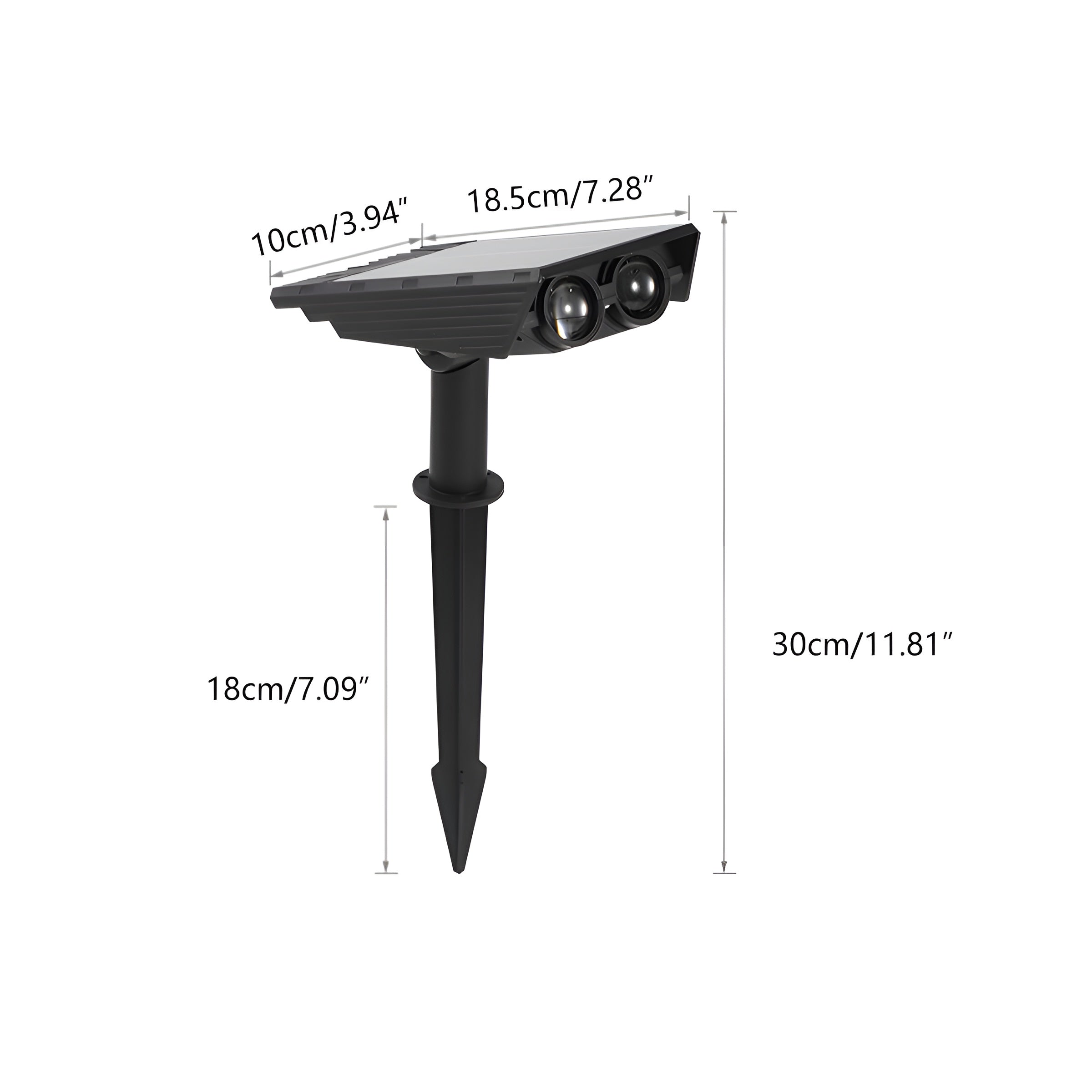 SolarVesta – Waterproof LED Solar Multi Zoom Spot Light for Outdoor Spaces