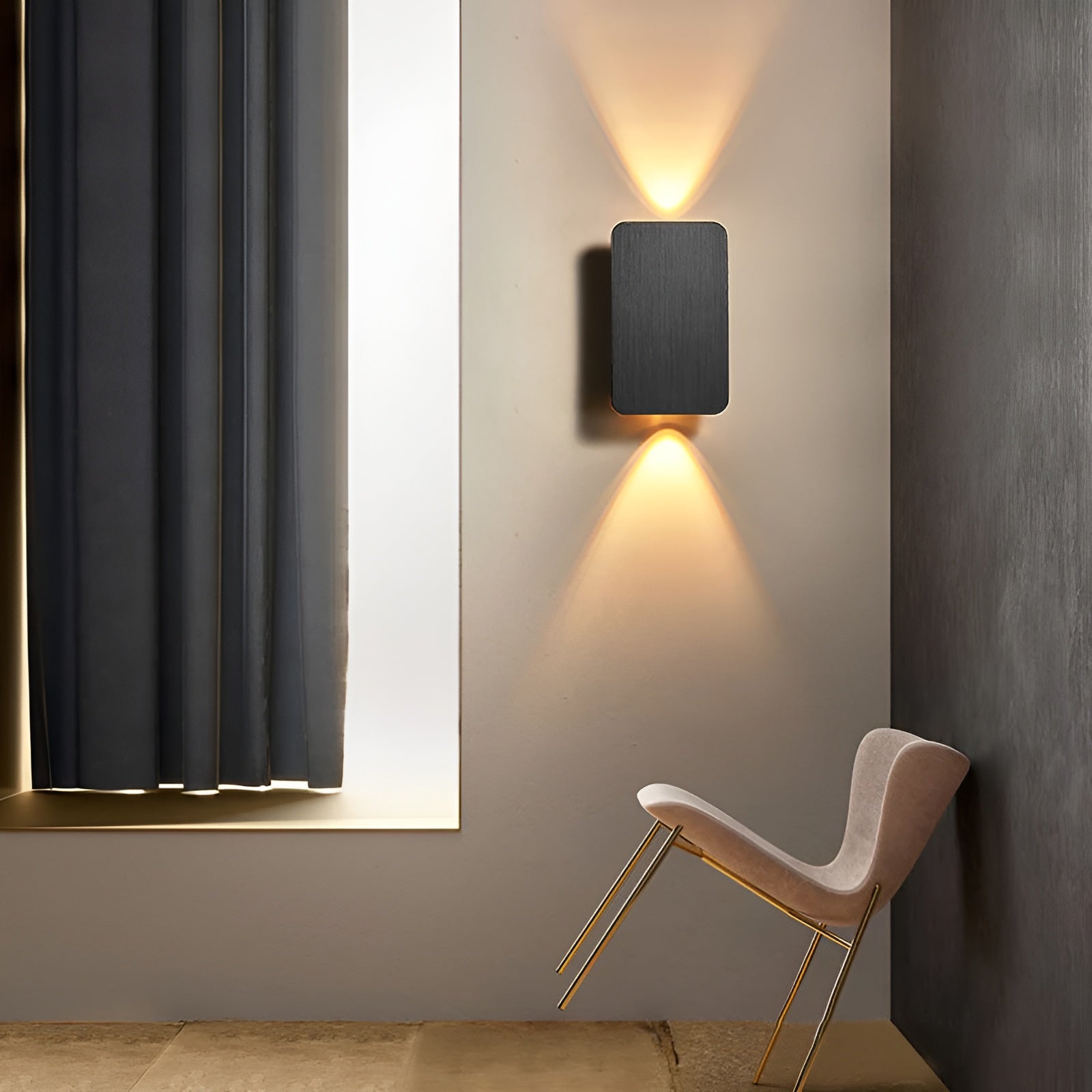 LumoEdge – Modern Indoor Wall Lamp LED Light Fixture for Bedroom Hallway and Living Room