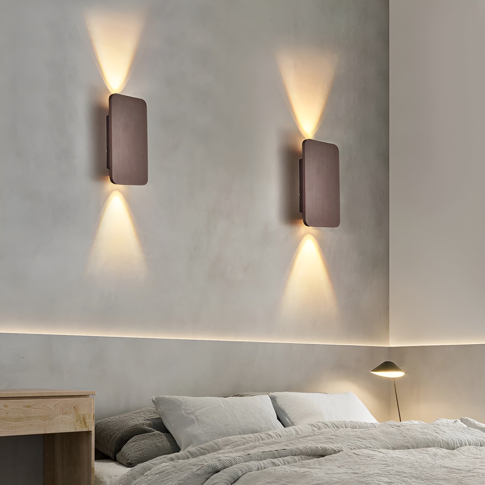 LumoEdge – Modern Indoor Wall Lamp LED Light Fixture for Bedroom Hallway and Living Room