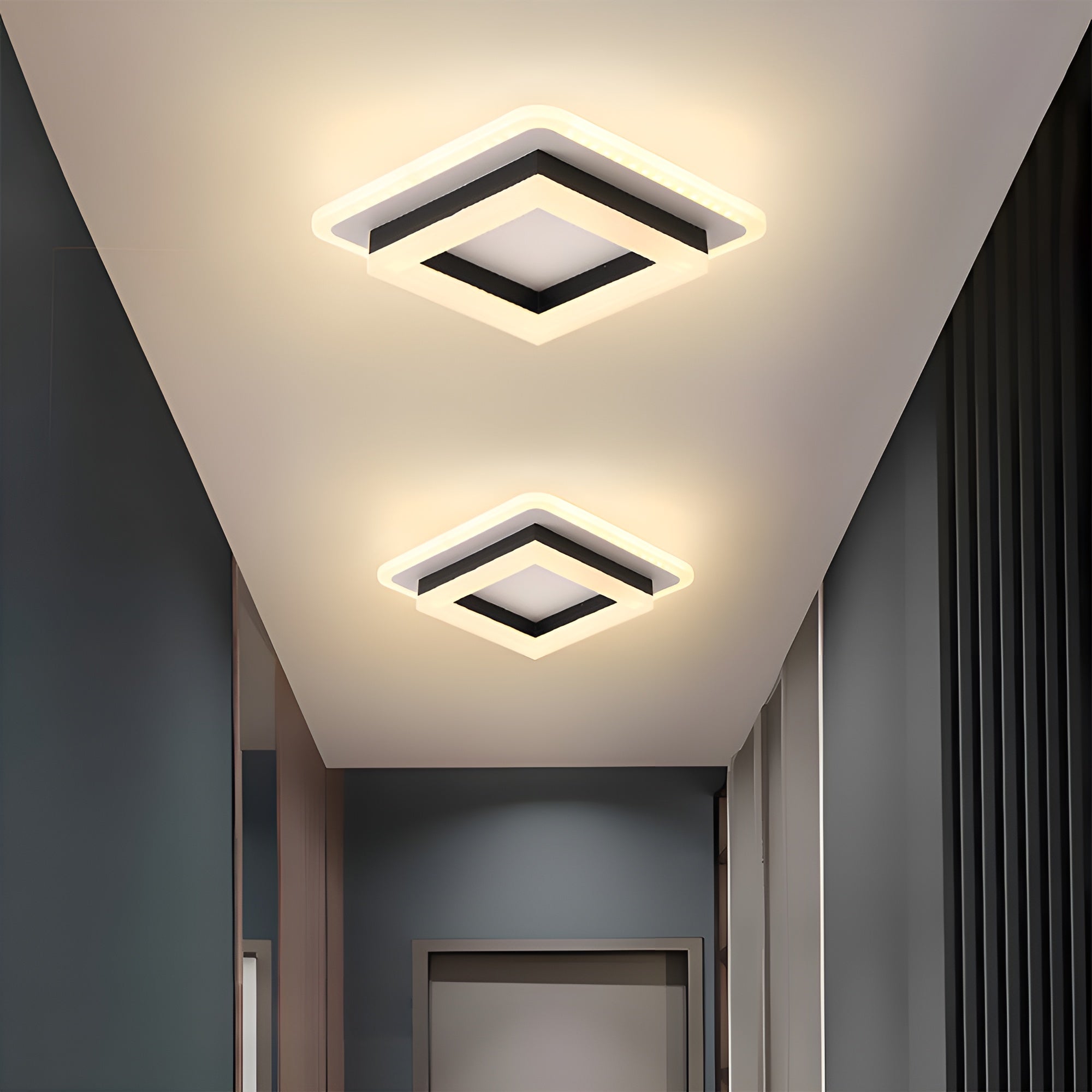 FrameLux – Modern LED Surface Mount Floating Frame Ceiling Light