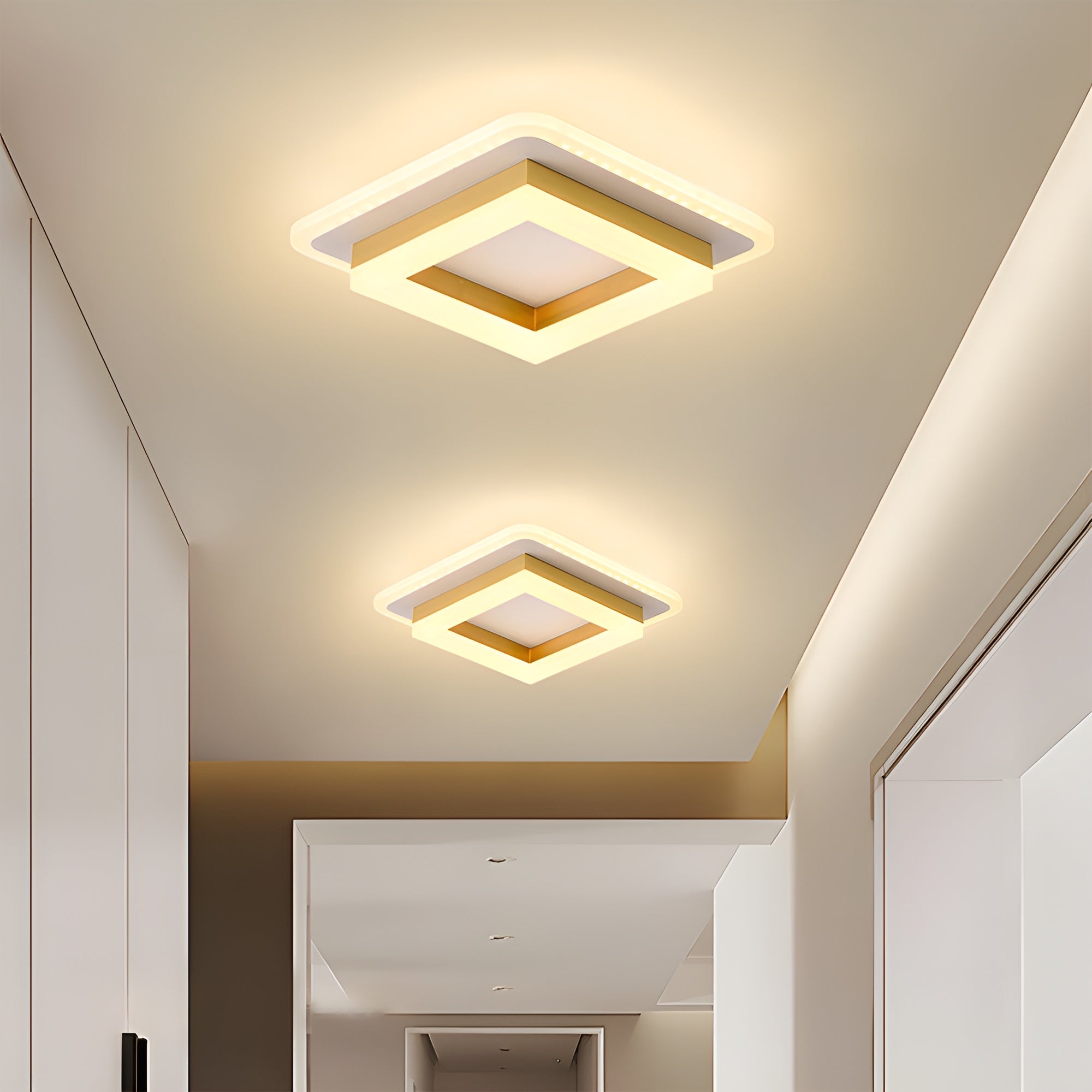 FrameLux – Modern LED Surface Mount Floating Frame Ceiling Light