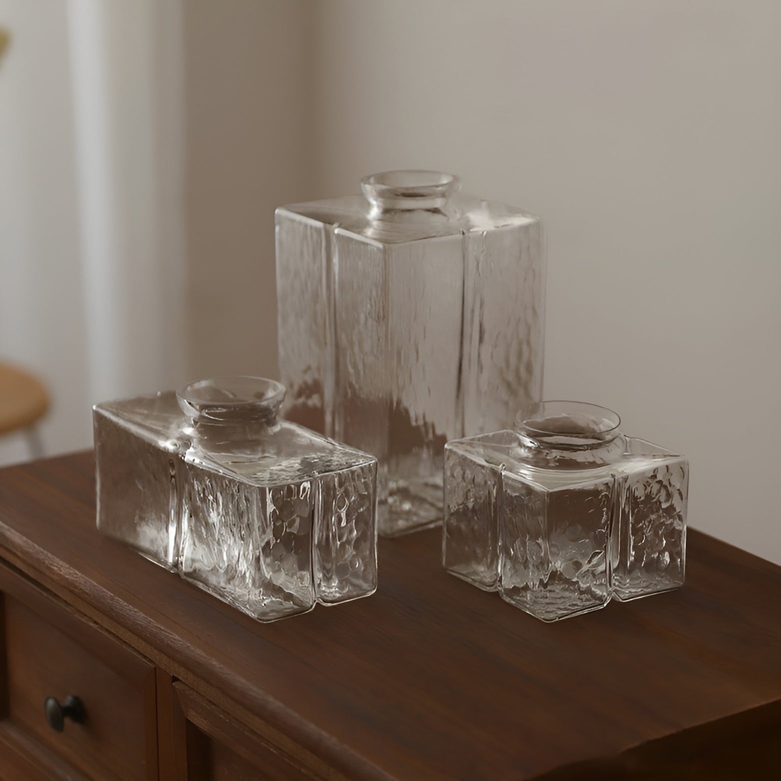 Glowrelic – Glass Pendant Lamp for Dining Table Vintage Clear Light