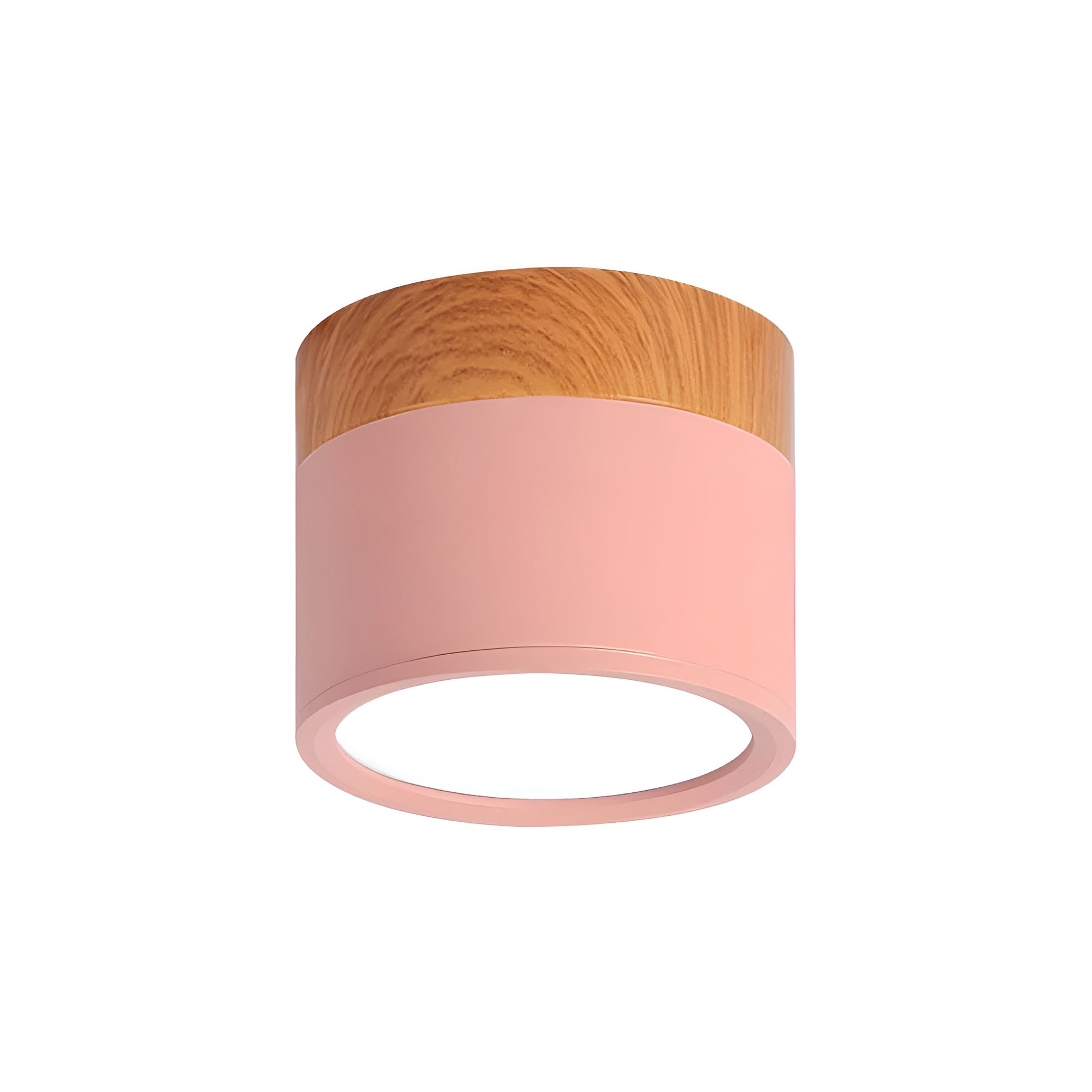 LumiCyl – Cylinder Flush Ceiling Light with Modern Minimalist LED Space-Saving Lighting