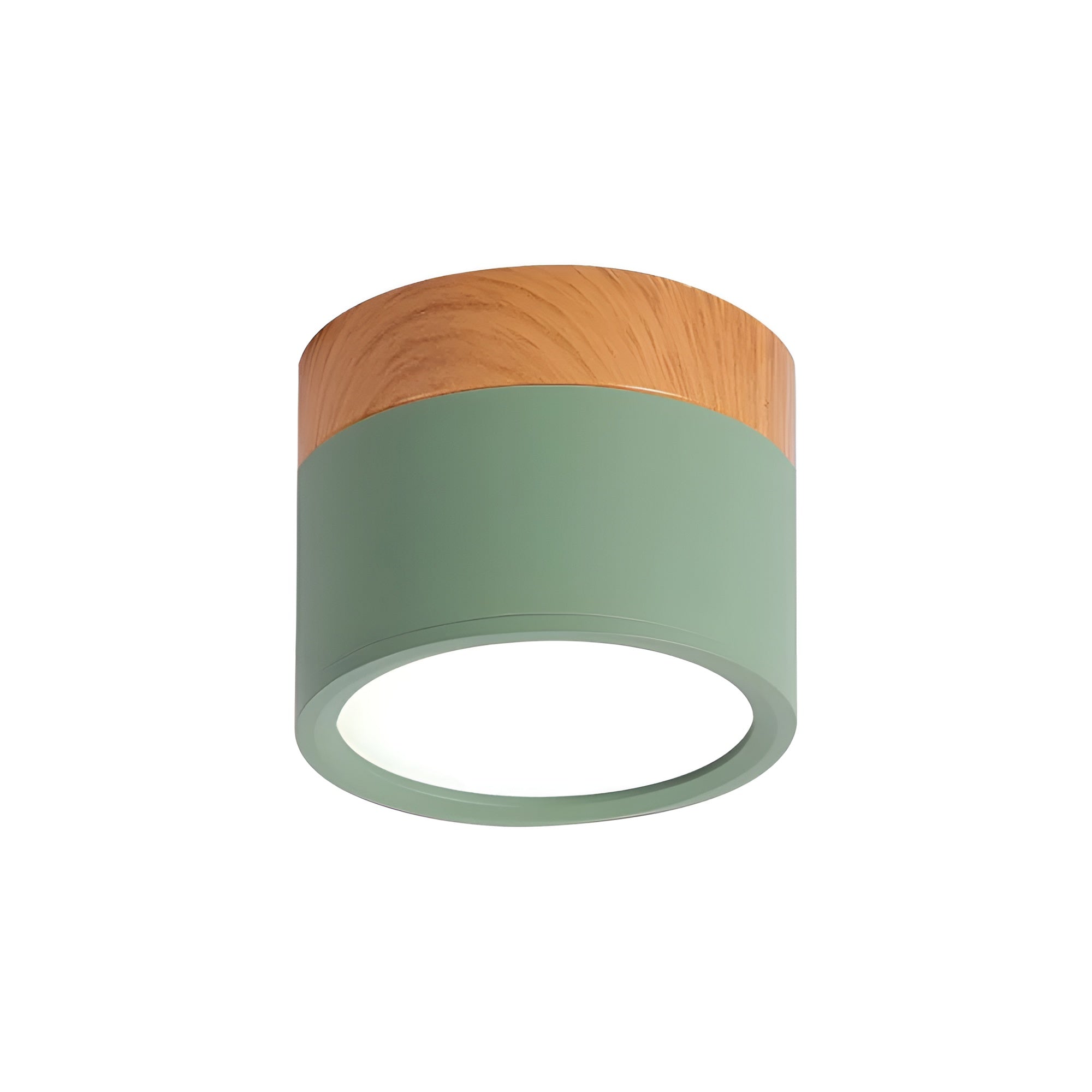 LumiCyl – Cylinder Flush Ceiling Light with Modern Minimalist LED Space-Saving Lighting