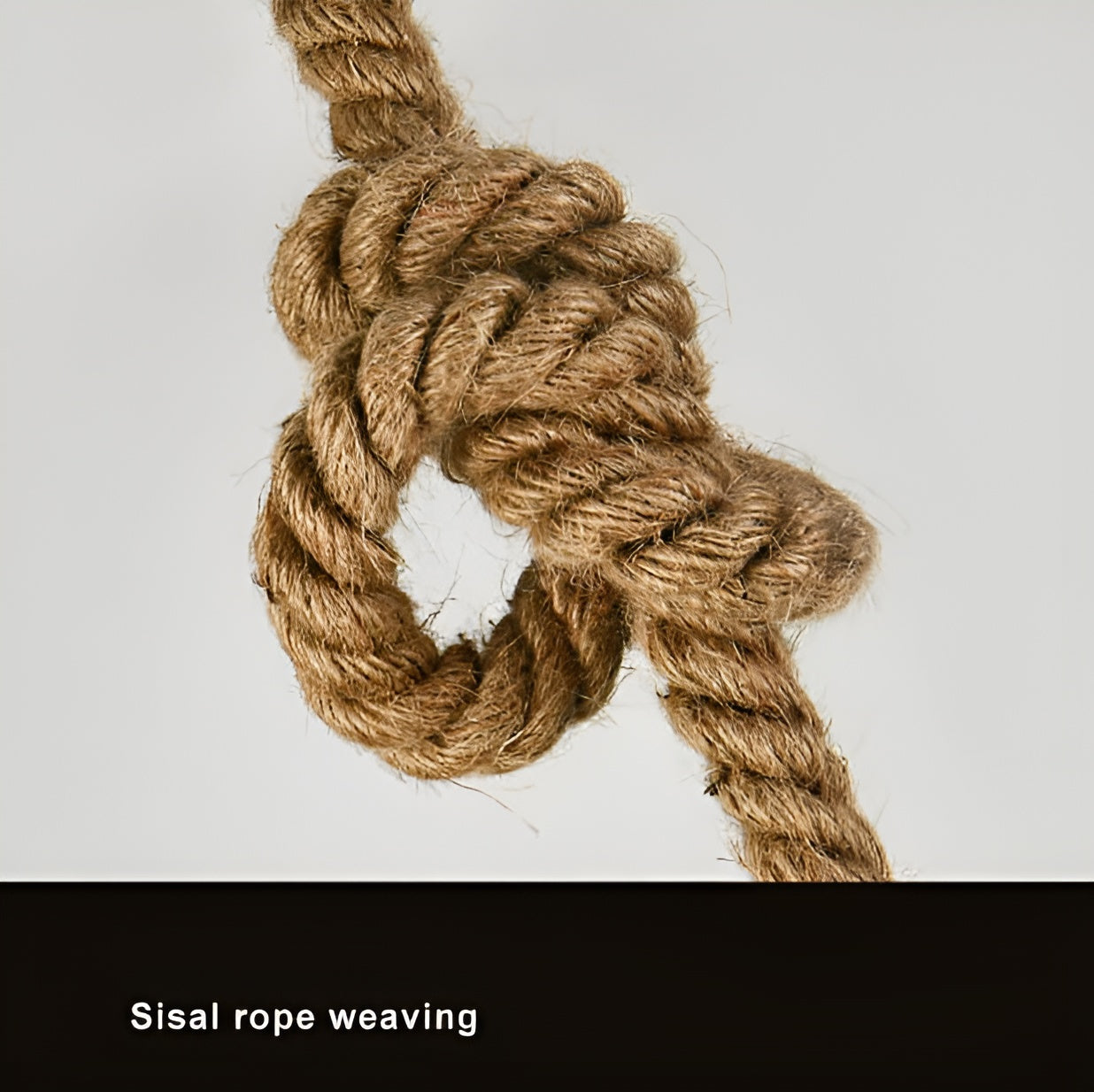 RopeLume – Retro Rope Hanging Glass Globe Pendant Light