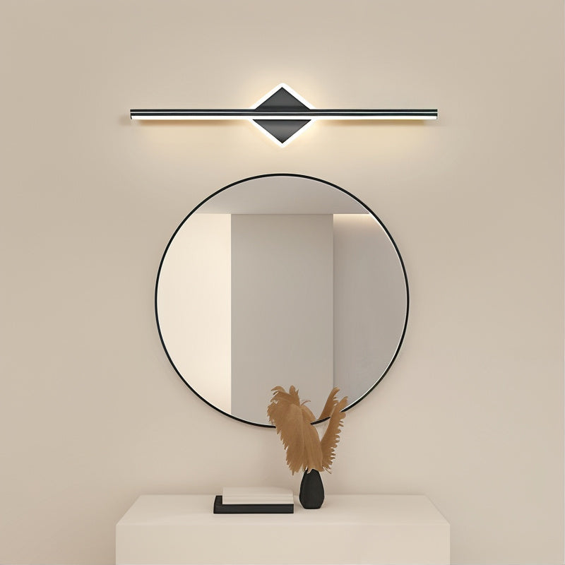 GleamNova – Black and gold LED wall lamp with modern warm lighting