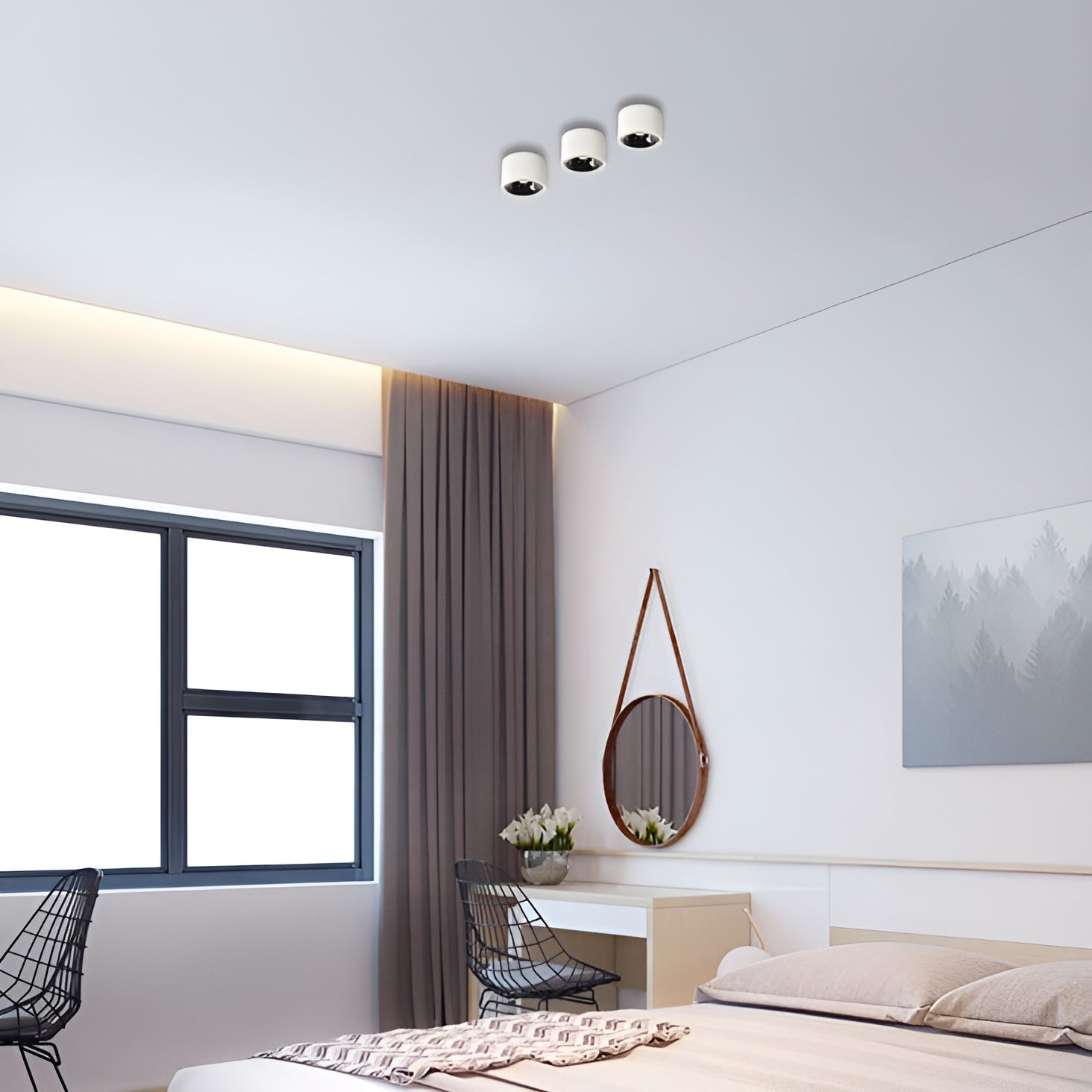 LumoCircle – Modern Minimalist Adjustable LED Round Spotlight