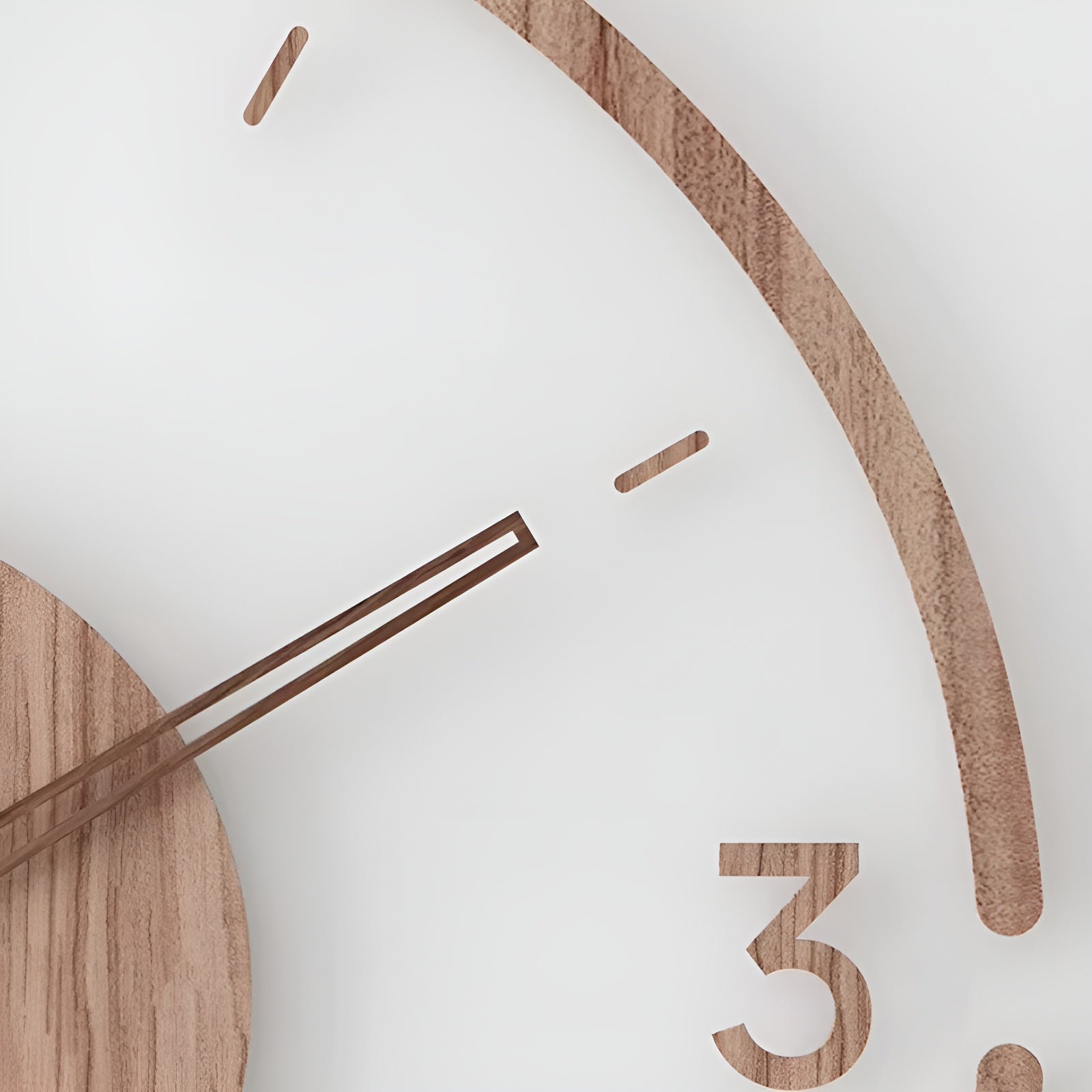 SilvanTime – Modern Wooden Wall Clock with Silent Scandinavian Design for Living Room & Office