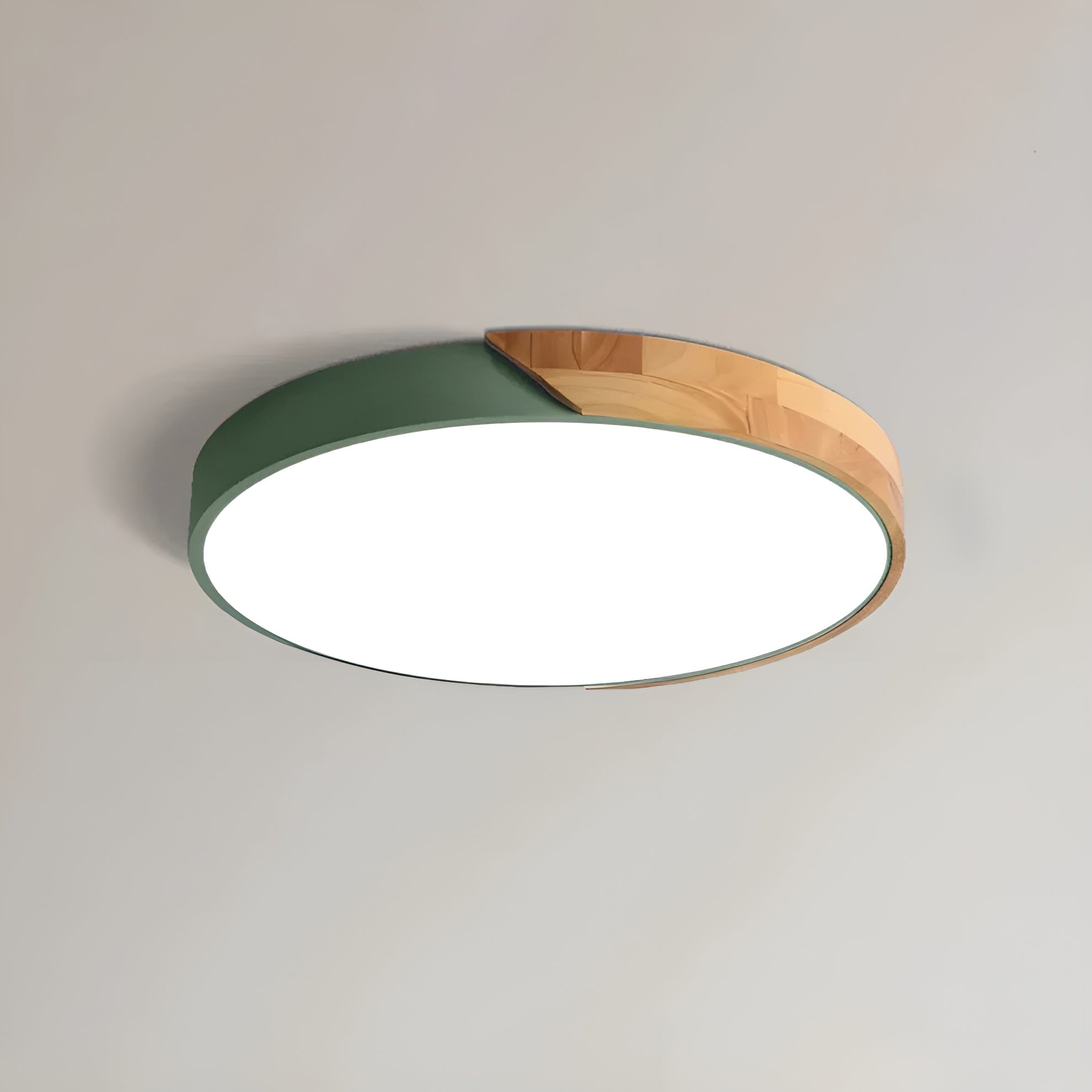 Delora – Scandinavian Wooden LED Ceiling Lamp with Minimalist Modern Light