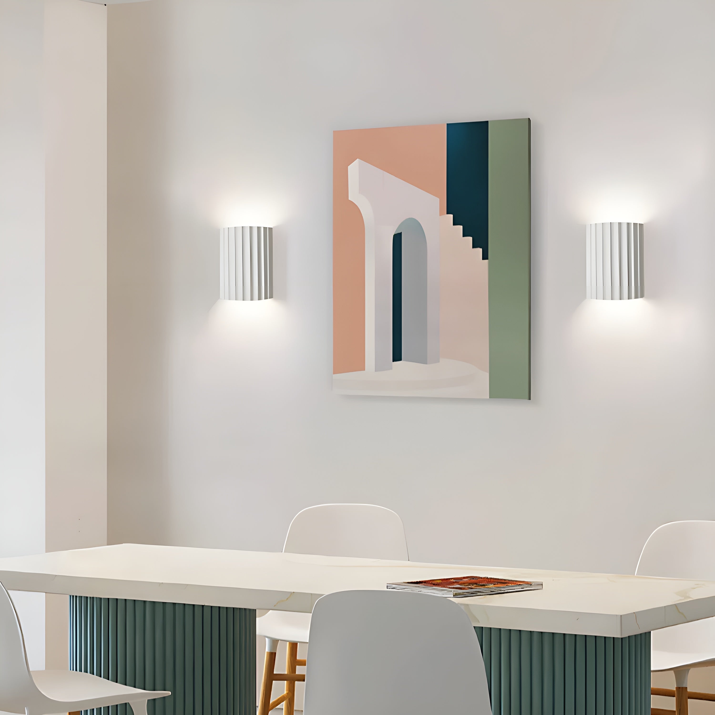 LumaWave – Resin Wall Lamp Modern Wavy Light Fixture with G9 LED