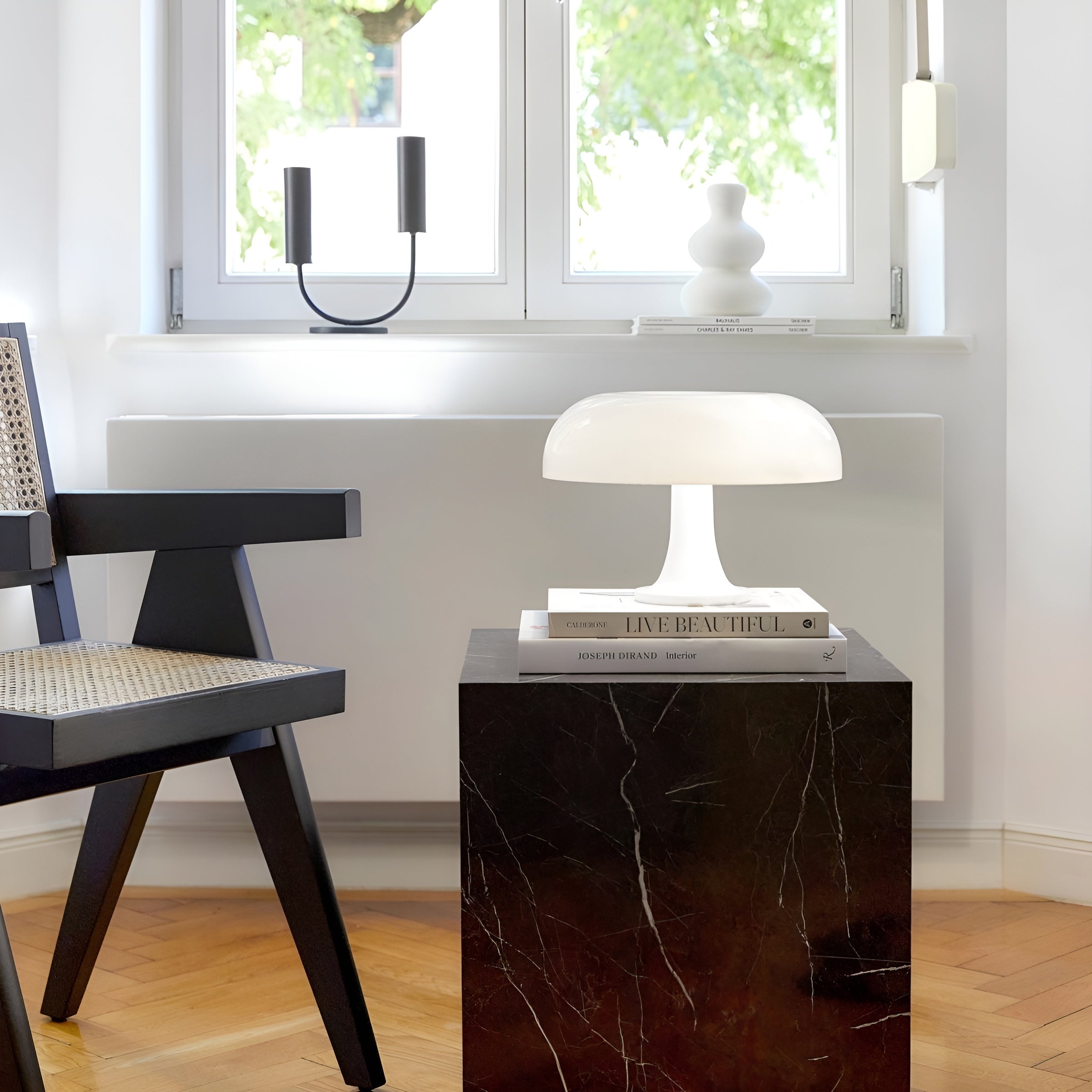 MushroomGlow – Retro Italian Table Lamp with Warm LED Light for Cozy Spaces