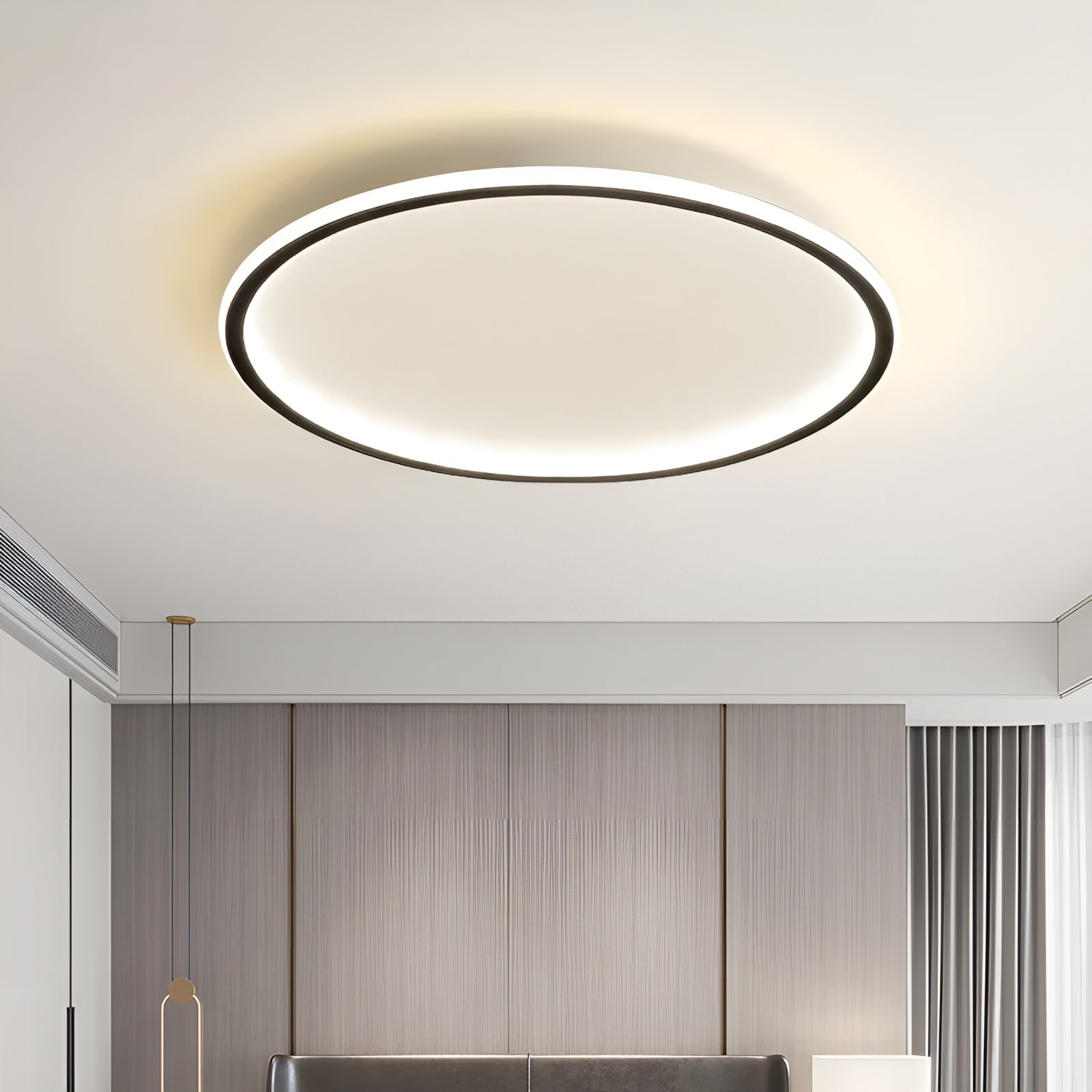 Lunarelle – Scandinavian Round Ceiling Lamp Minimalist LED Fixture