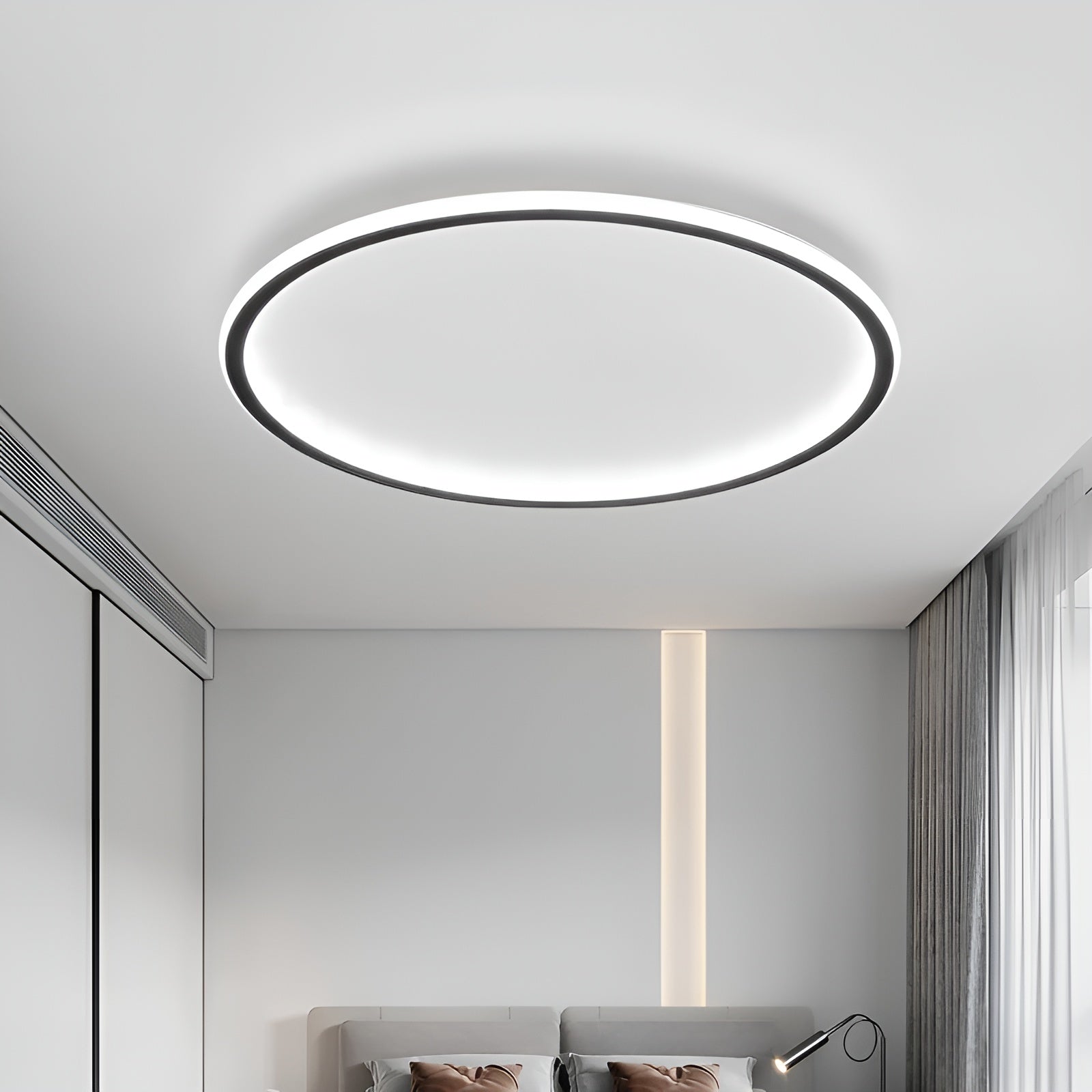 Lunarelle – Scandinavian Round Ceiling Lamp Minimalist LED Fixture