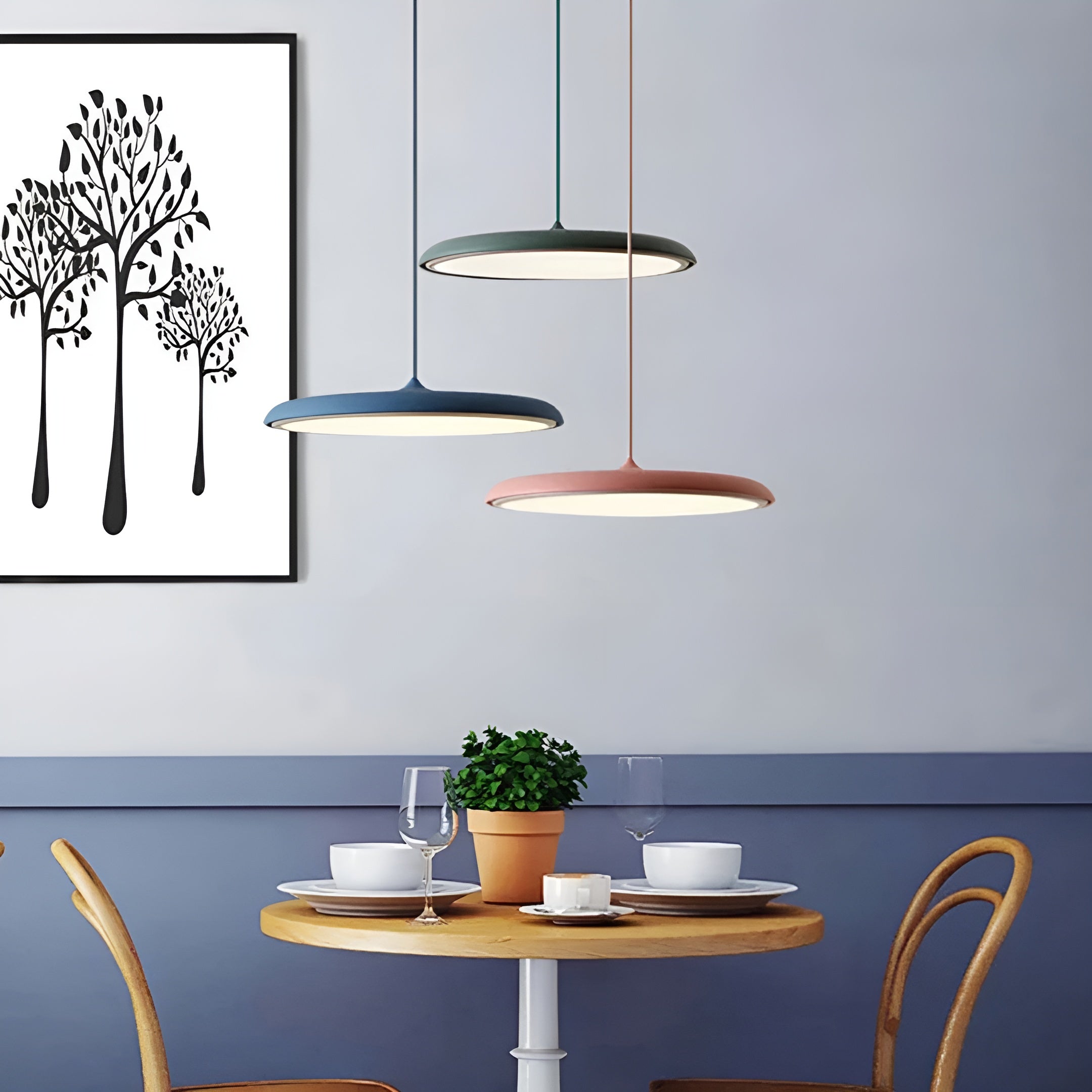 Nordvera – Scandinavian Pendant Lamp Warm LED Hanging Light for Dining Kitchen Living Room